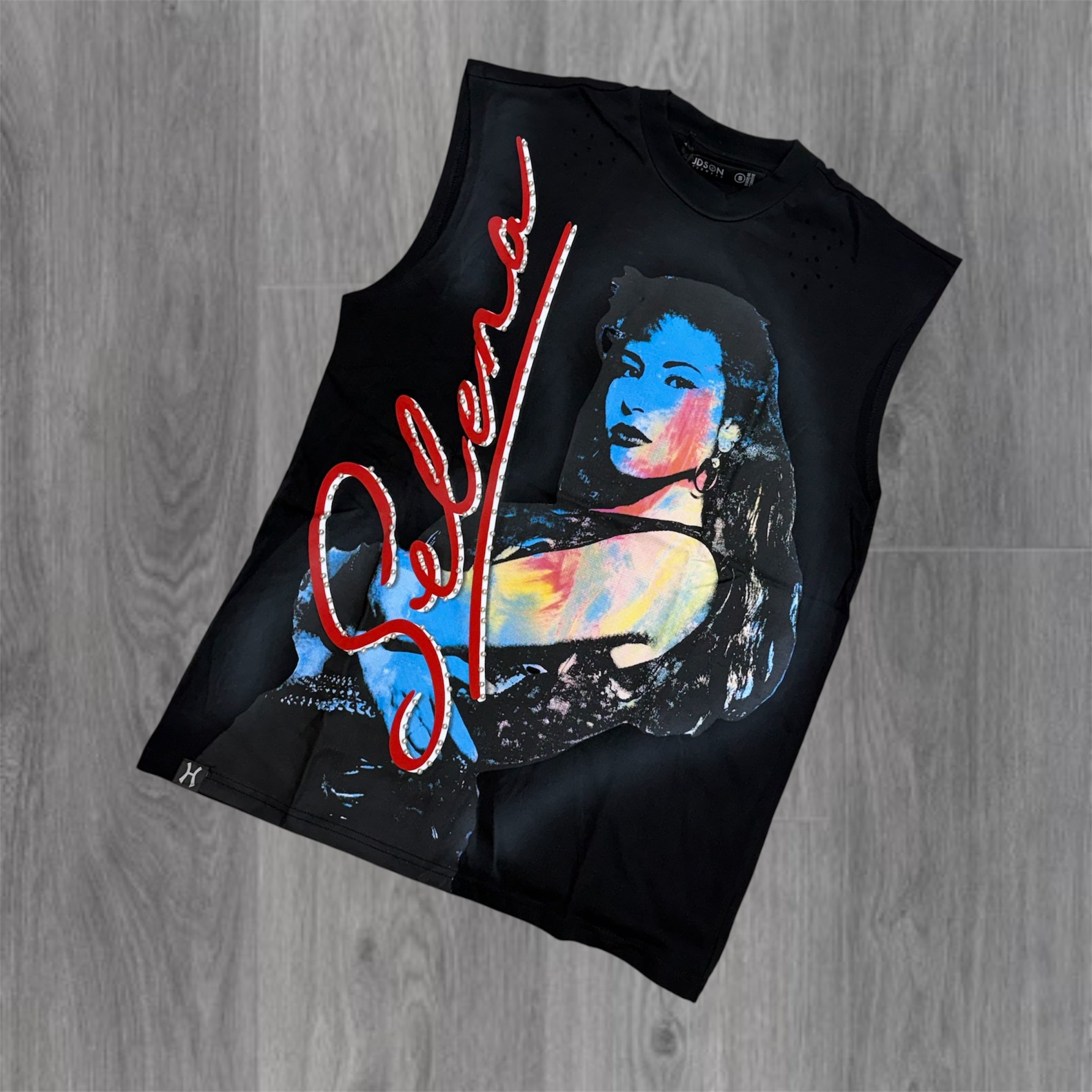 HDSN - Selena Sleeveless Tee - Black 712