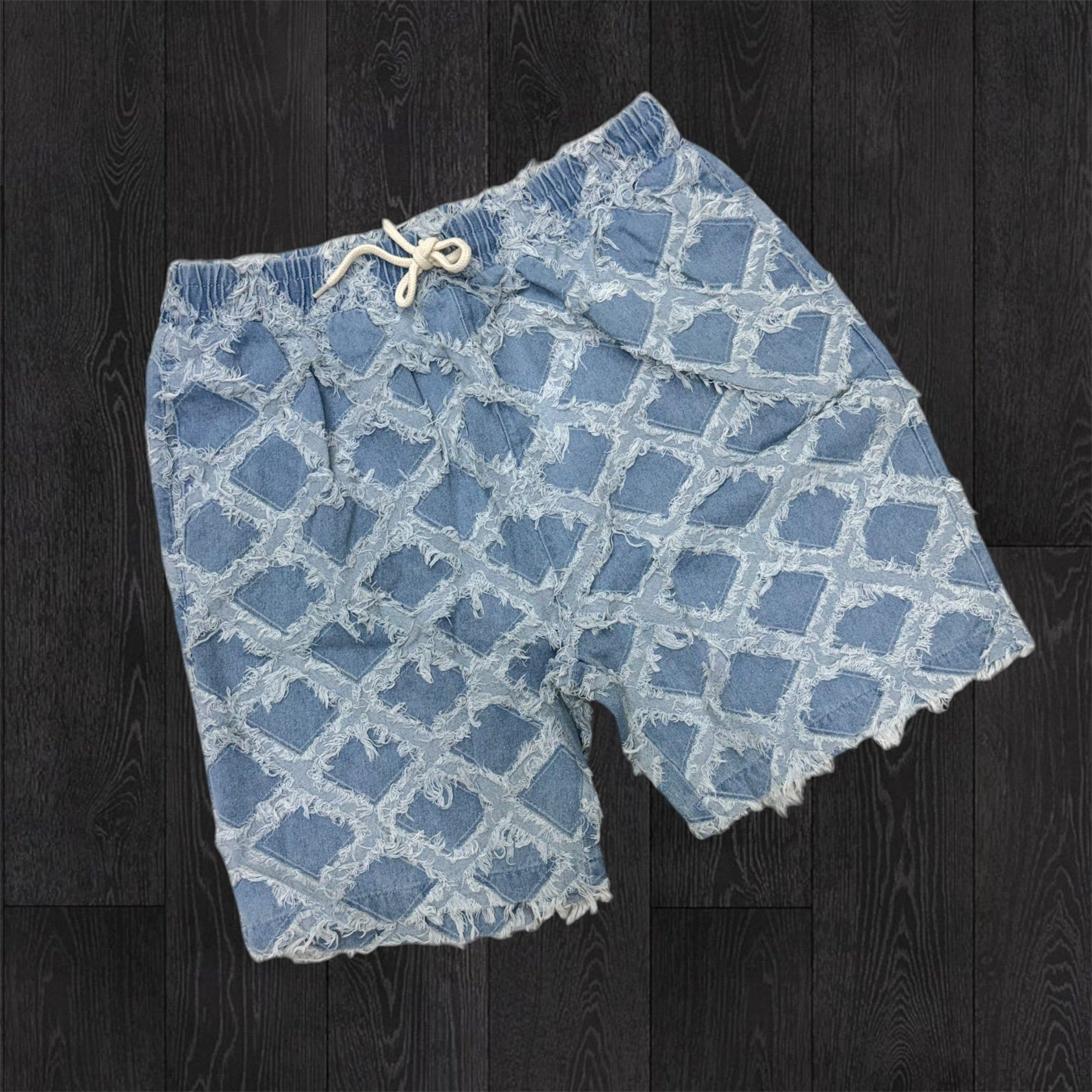 Reason - Textured Shorts - Blue 558