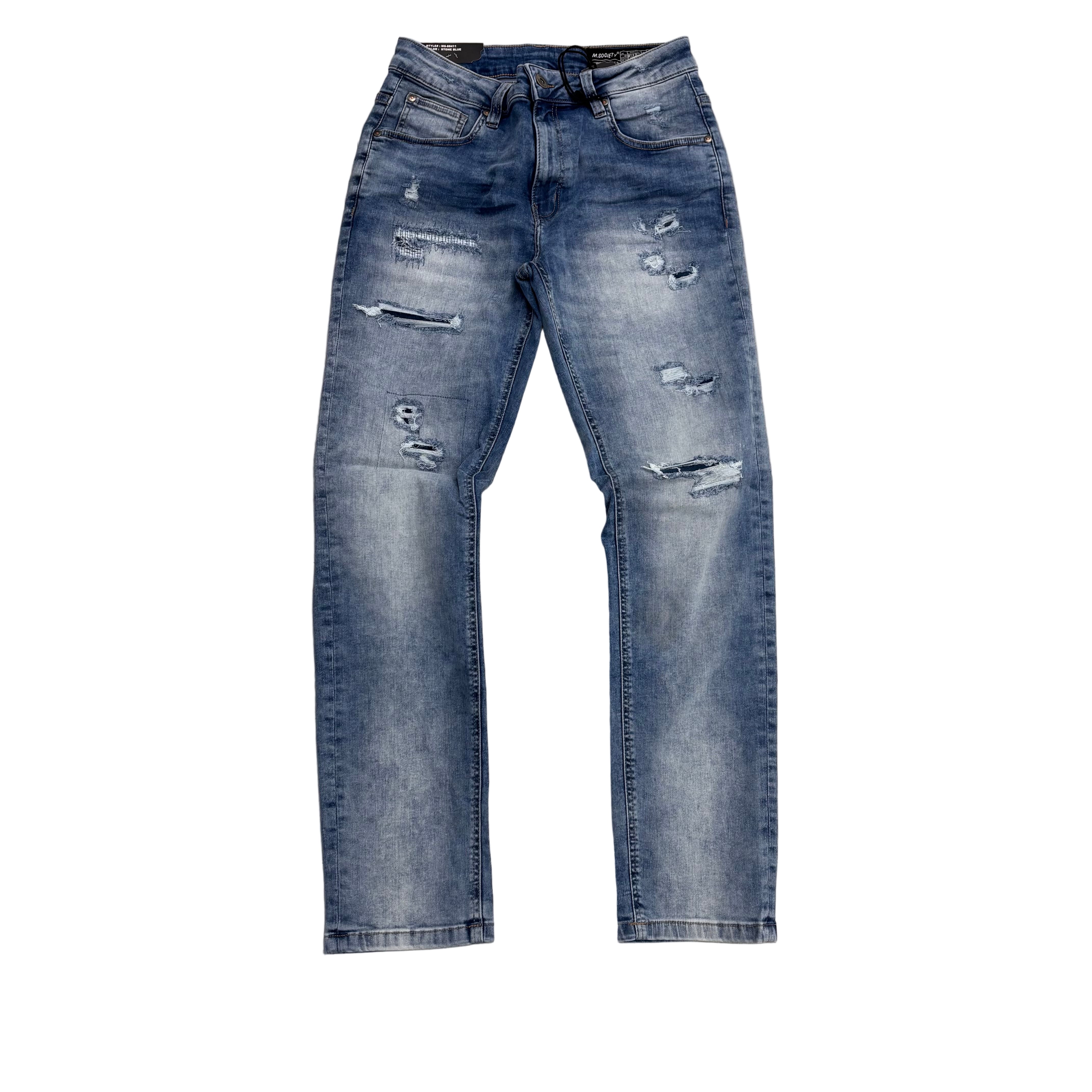 MS - Skinny Fit - Stone Blue - MS80411