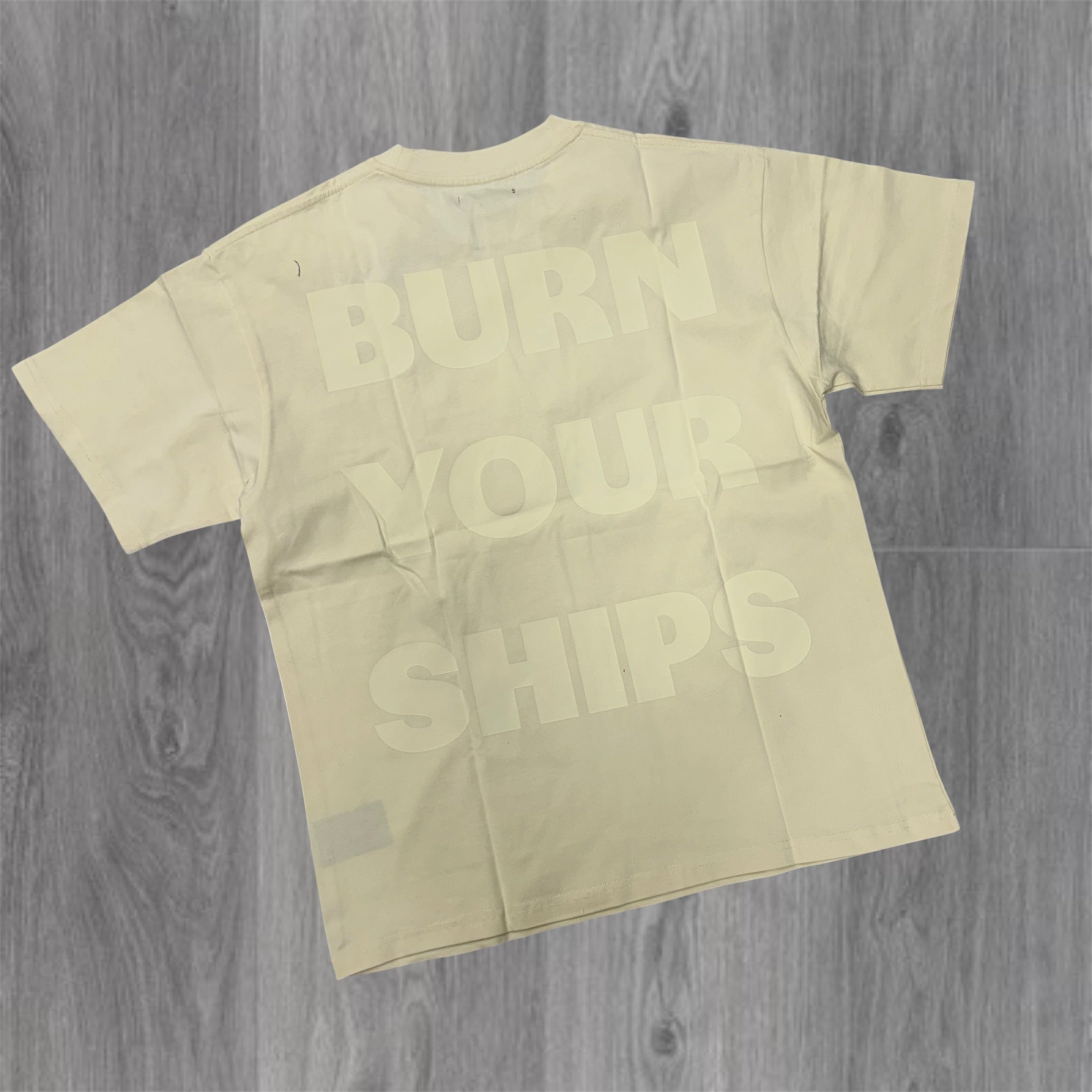 Silnt - Burn Ships Tee - Cream 005