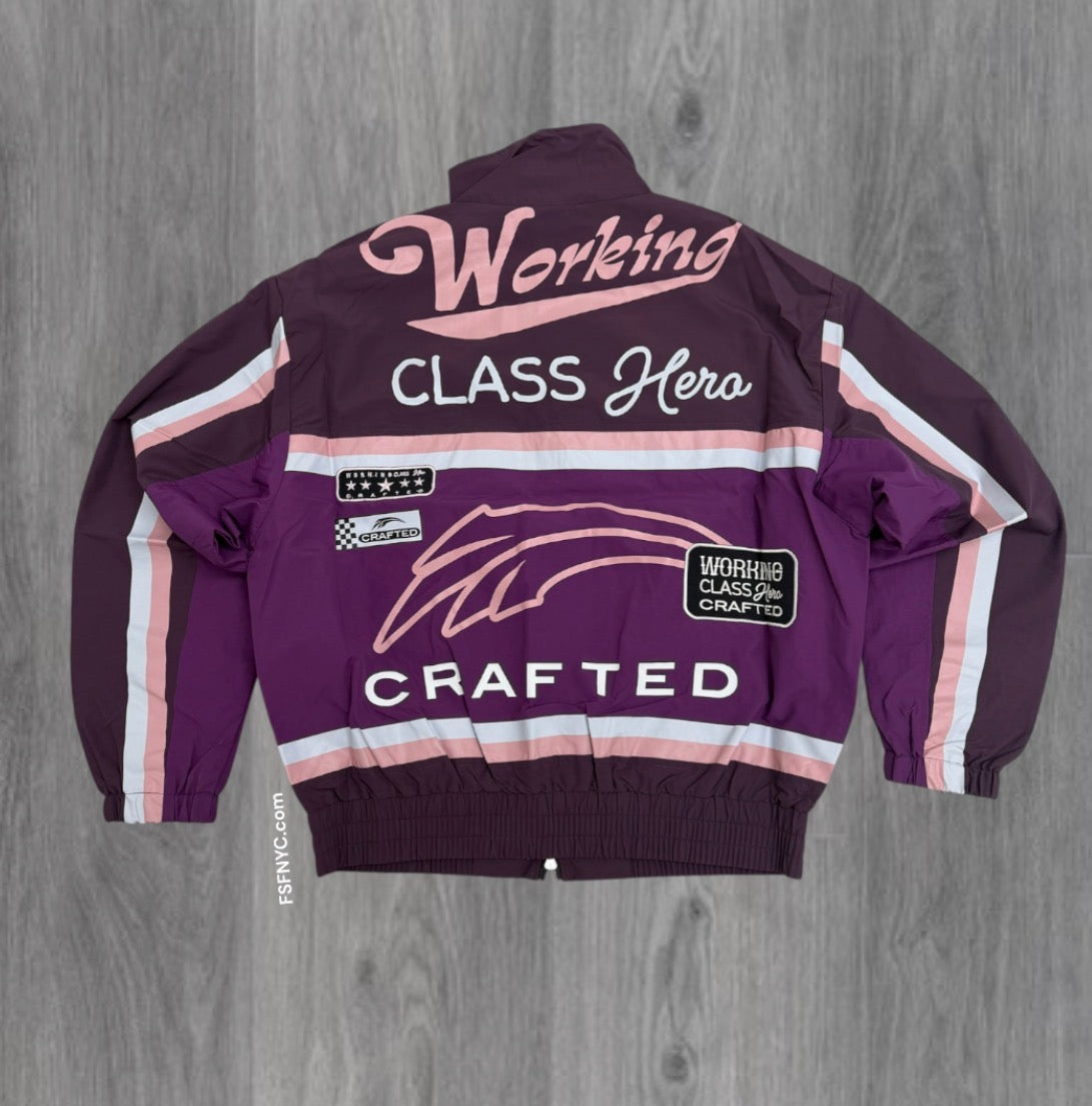 Crafted - SET - Windbreaker Short Set - Plum - 581582