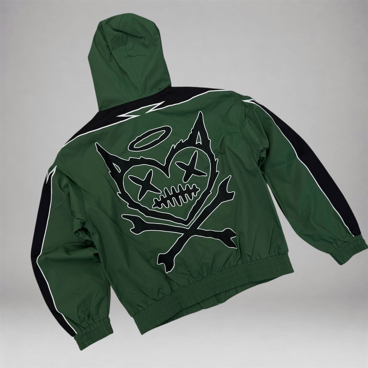 Shattered - Classic Heart Windbreaker Set - Green