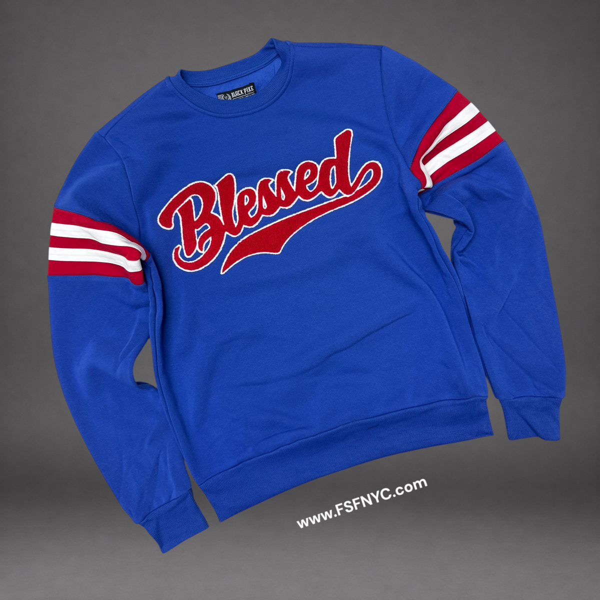 Pike - Blessed Crew Sweatshirt - Royal - 2613