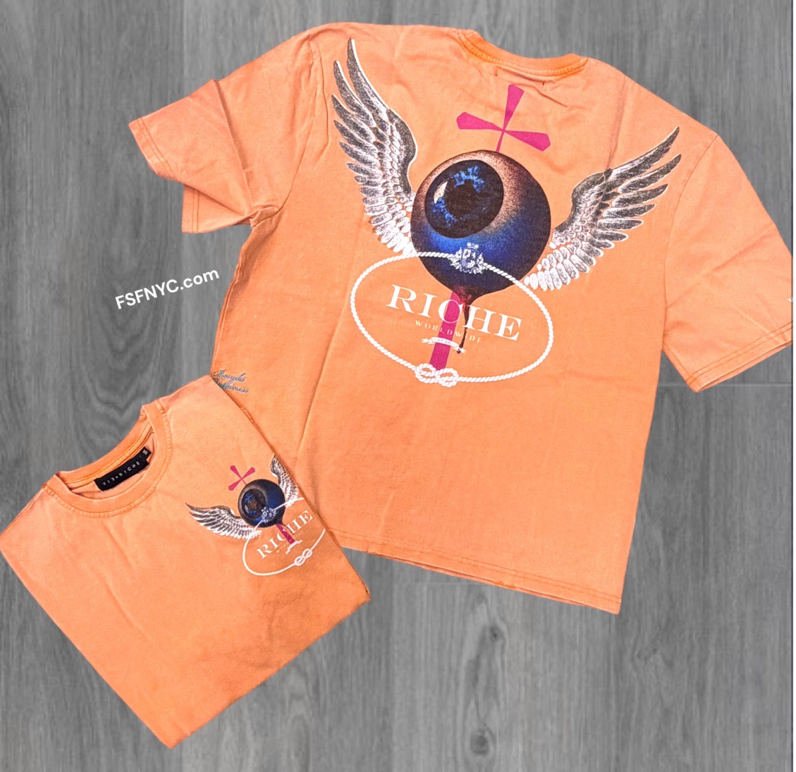 VR - Wings T-shirt - Orange - 2040