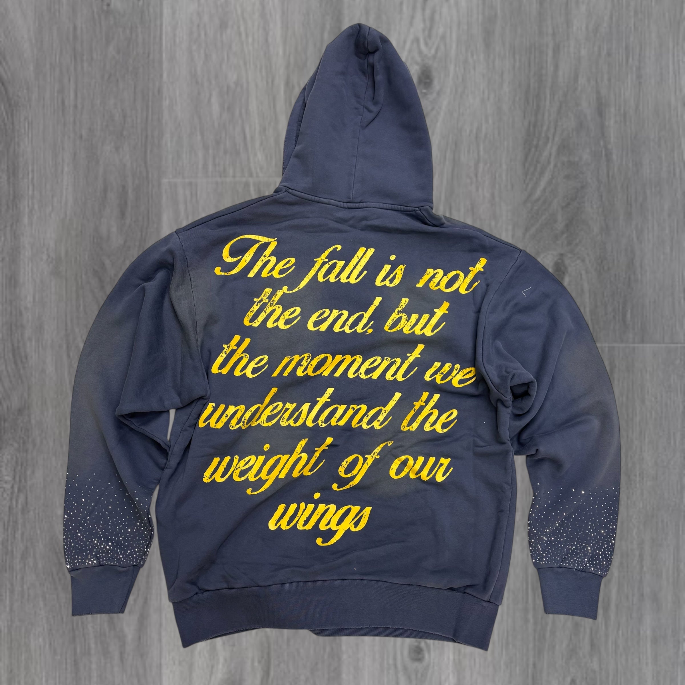 Trnchs - WEIGHT OF WINGS Hoodie - N.BLUE - 10