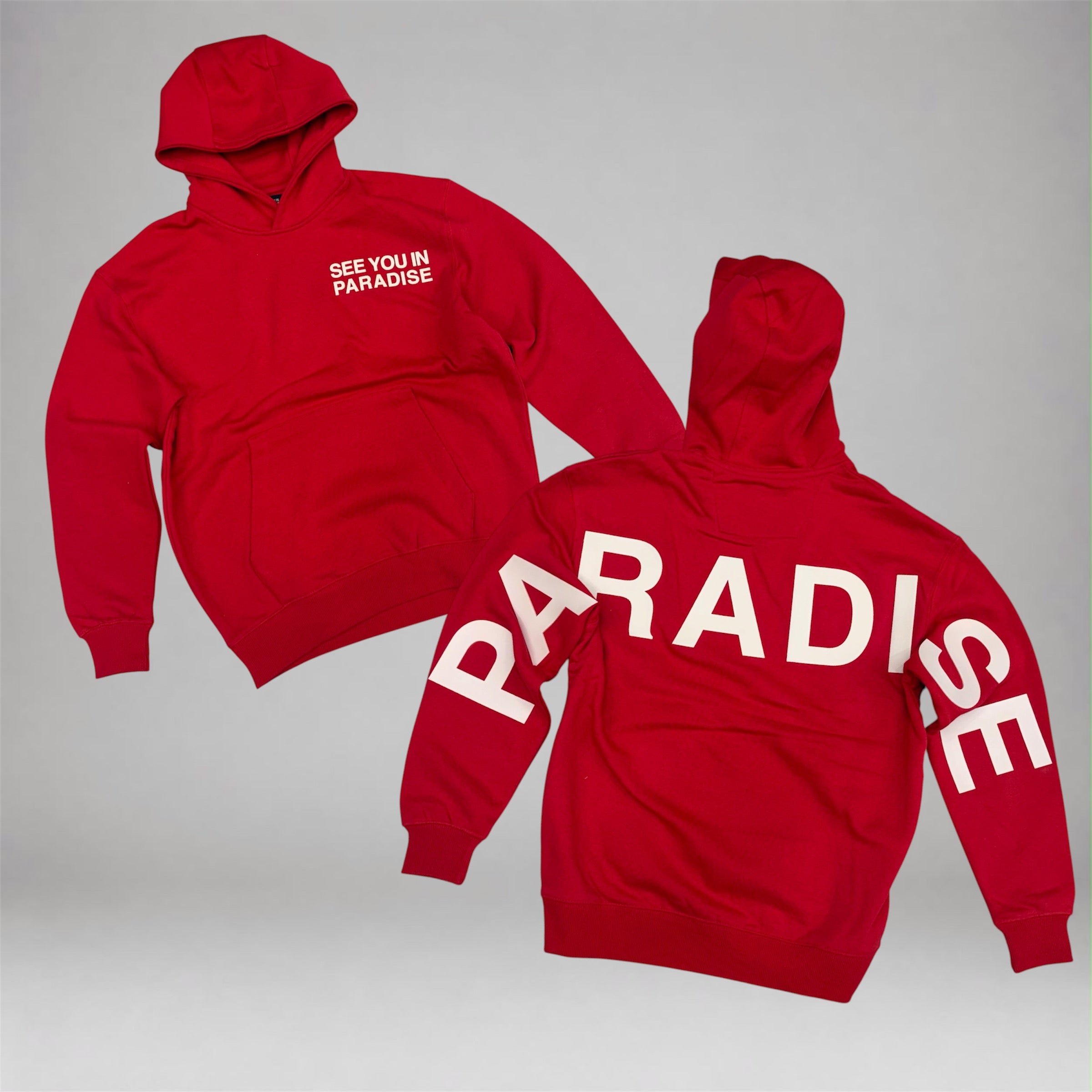SYP - See You In Paradise Hoodie - Red - 8816H