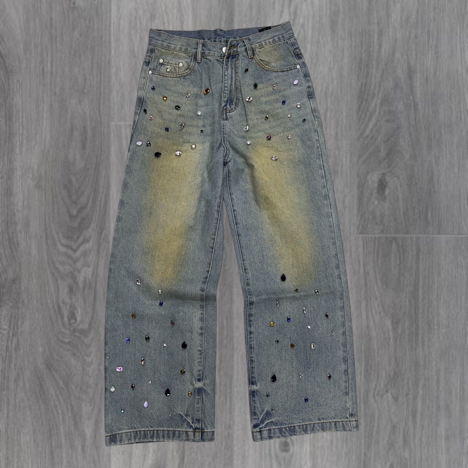 UNDEVELOPED - Gems Loose Denim - Azul