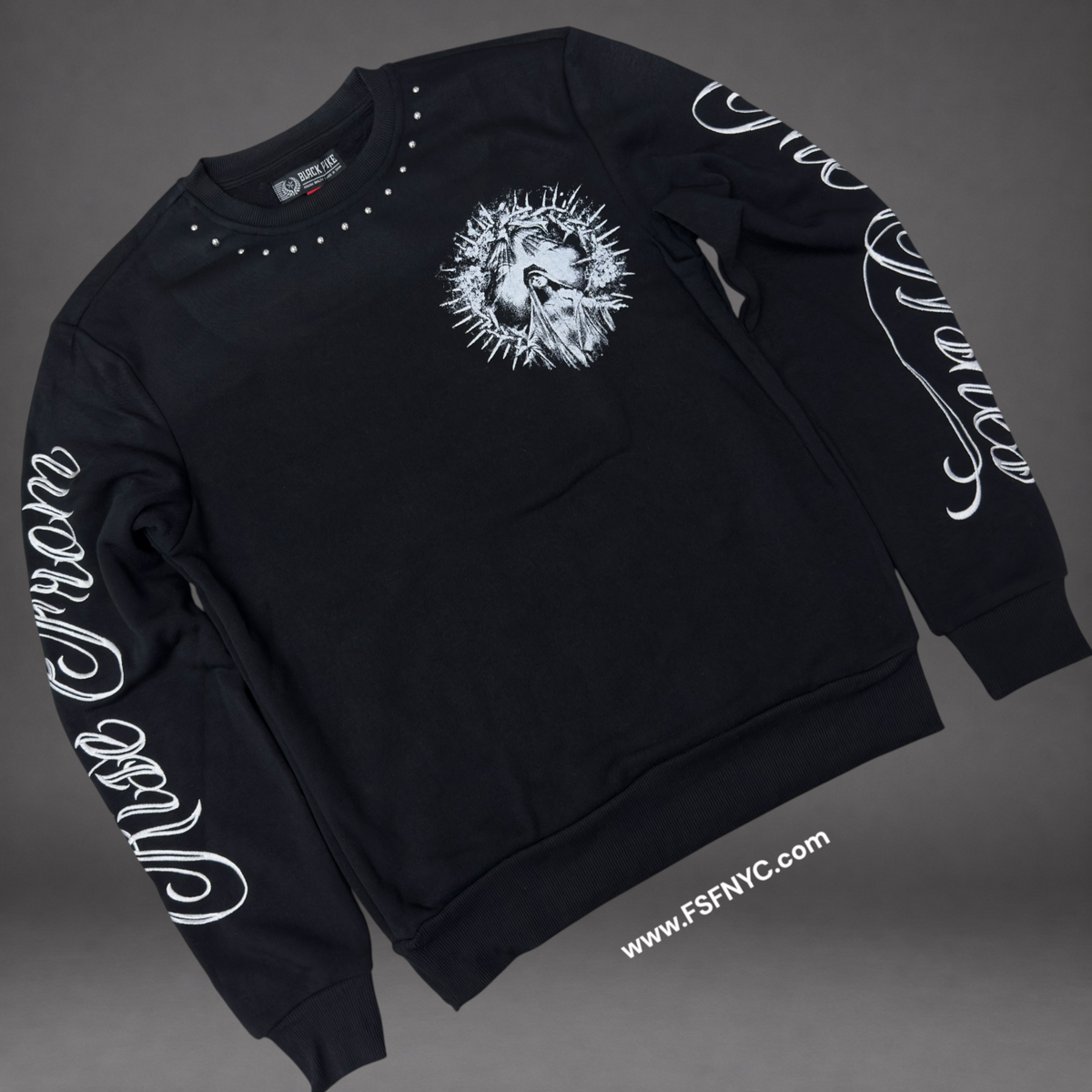 Pike - Belief Crew Sweatshirt - Black 2609