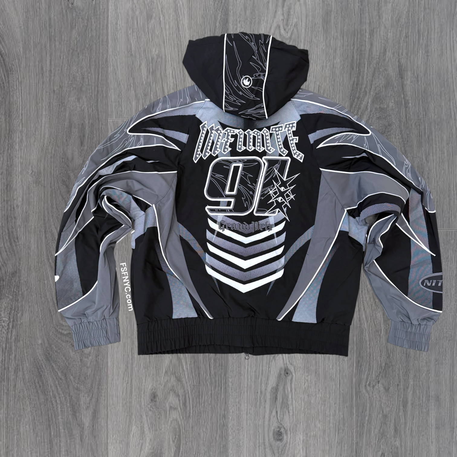 Rise - SET - Windbreaker color block - Cast.Black - F586