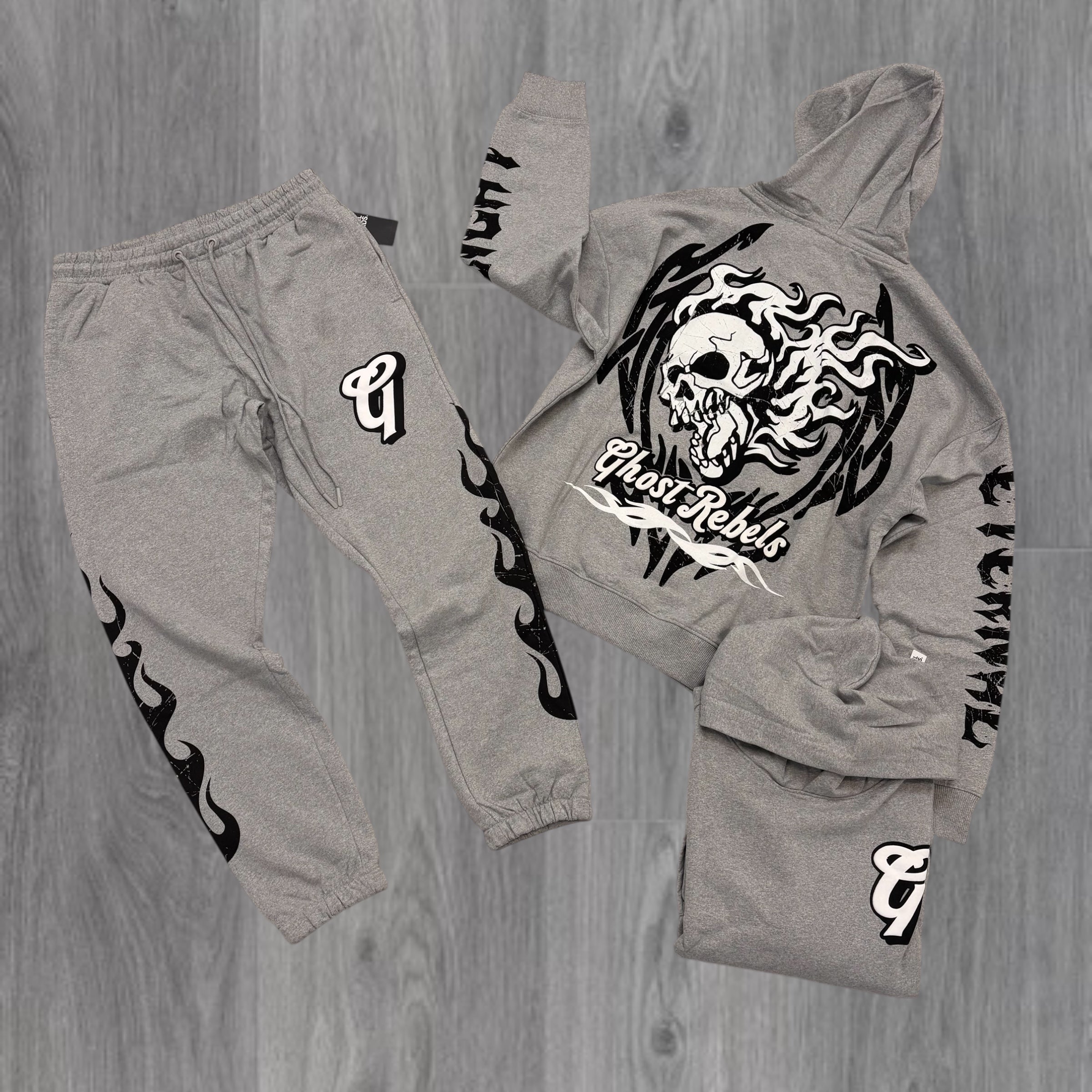 REBEL - GHOST SWEATSUIT - H.GREY - 343 443