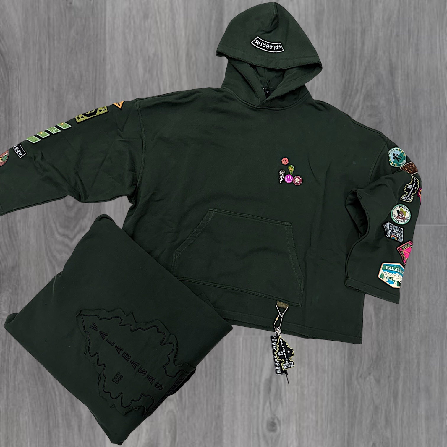 Valabasas - Haven Patch Hoodie - Green - 1012