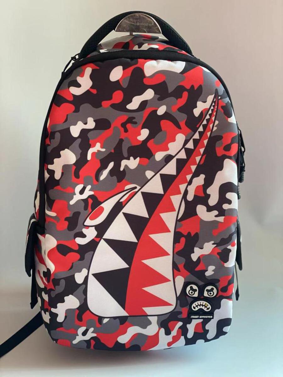 Approved Backpack shark Red Camo