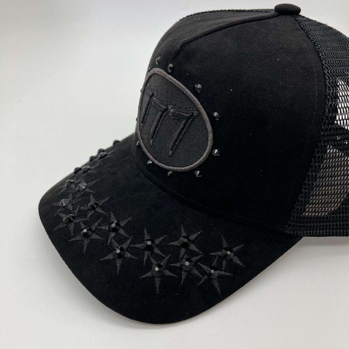 Hudson - 777 Circle Trucker hat - Triple Black V1