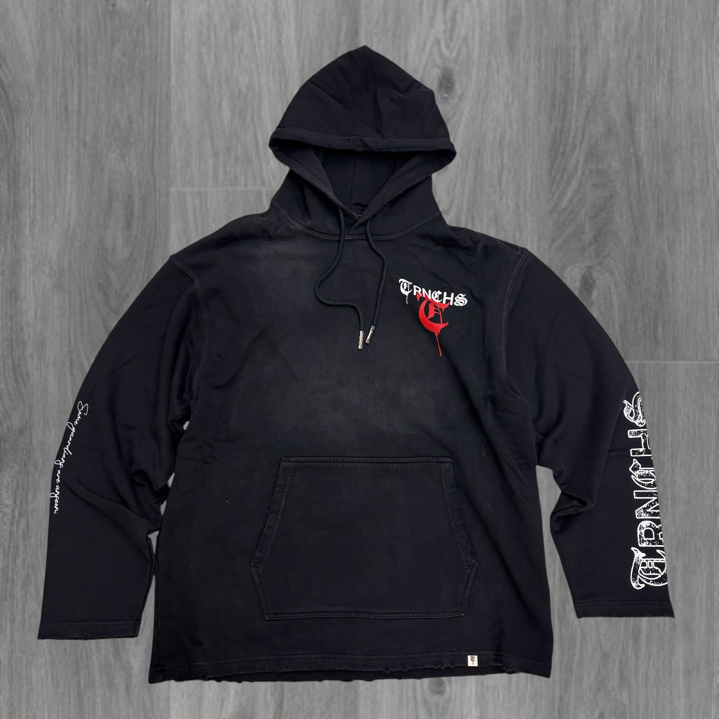 TRNCHS - GUIDED GHOSTS Hoodie - BLK - 07