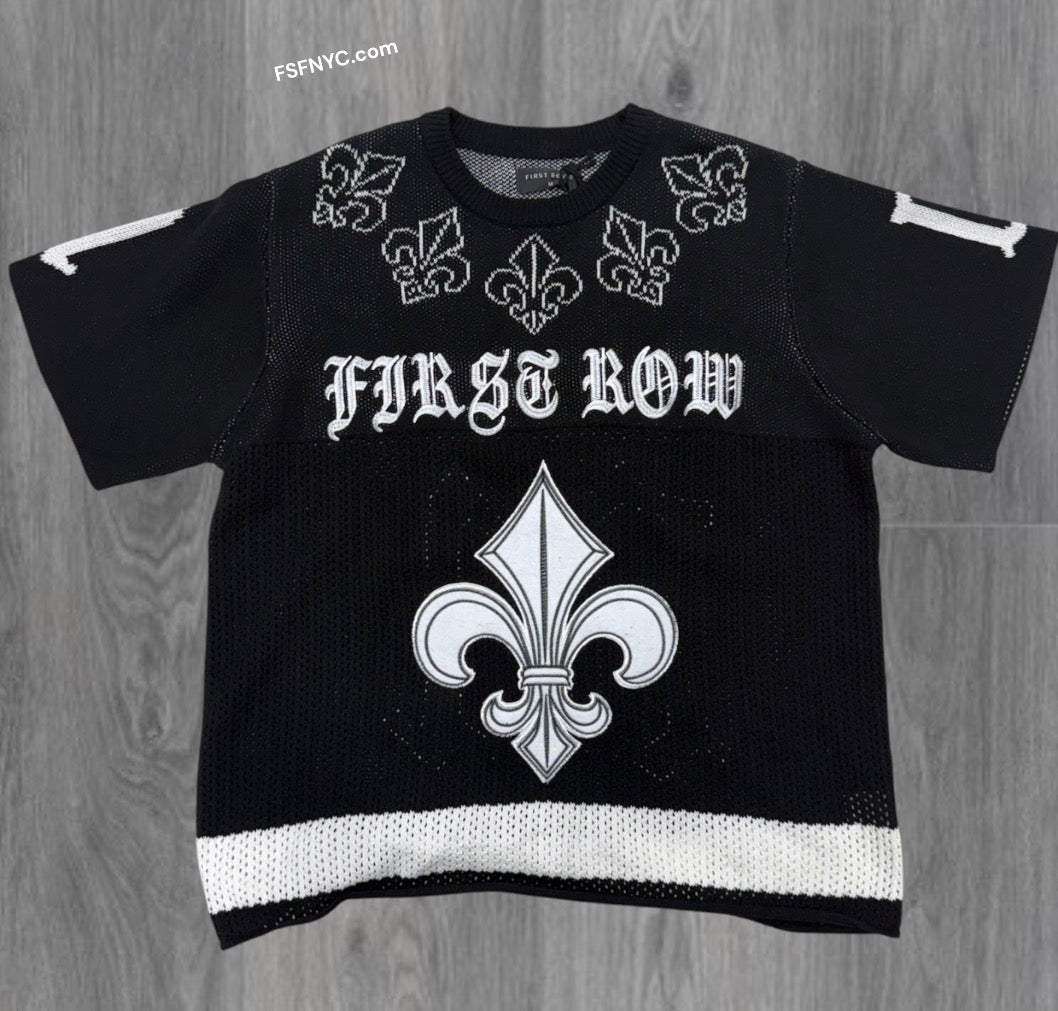 FR - Sacred Vow knitted Top - Black - 1006