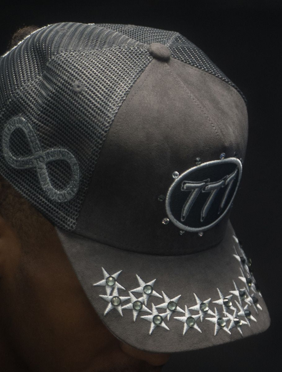 Hudson - “Stars” 777 Trucker hat - Grey V1