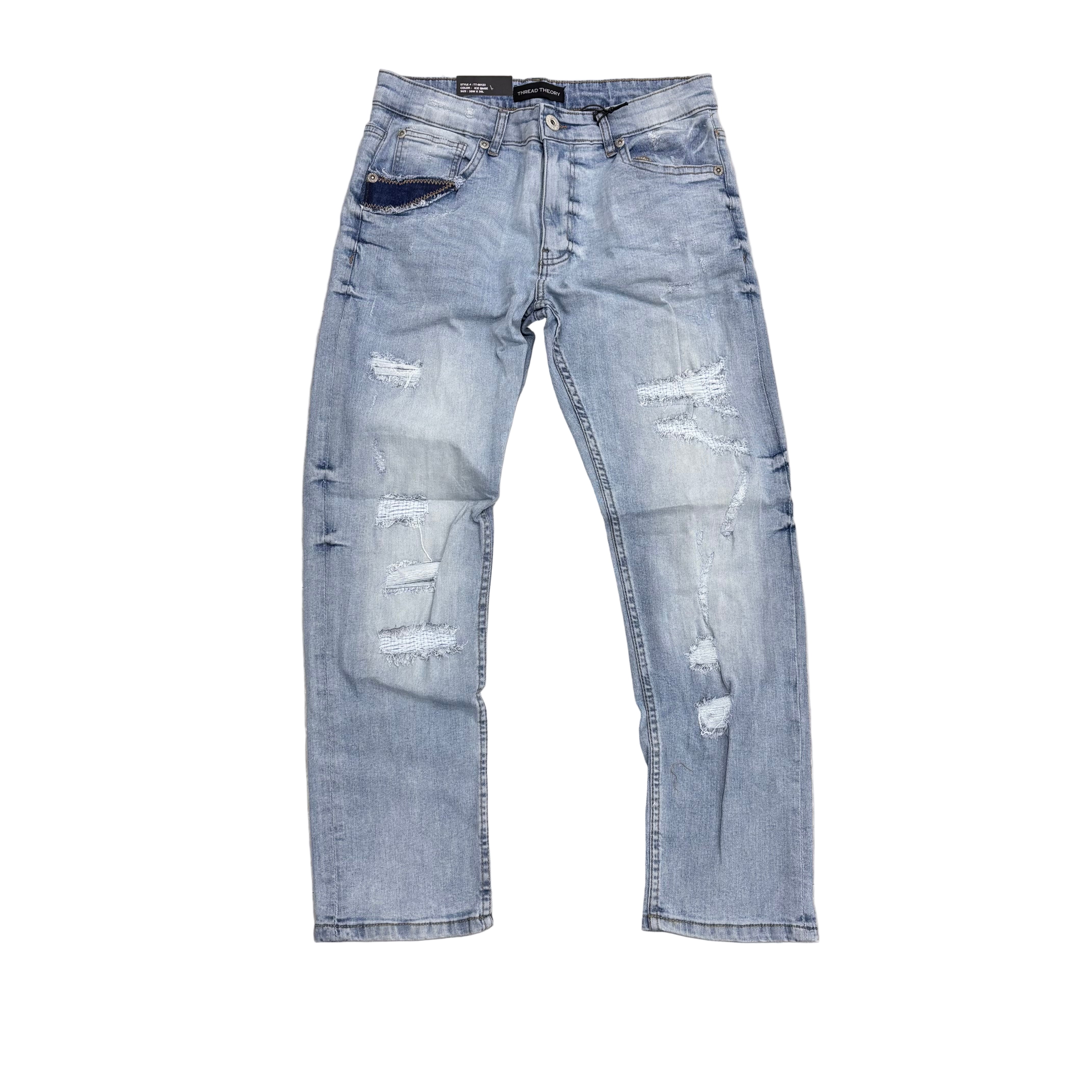 Threads Denim Jeans - Ice Blue - 50123