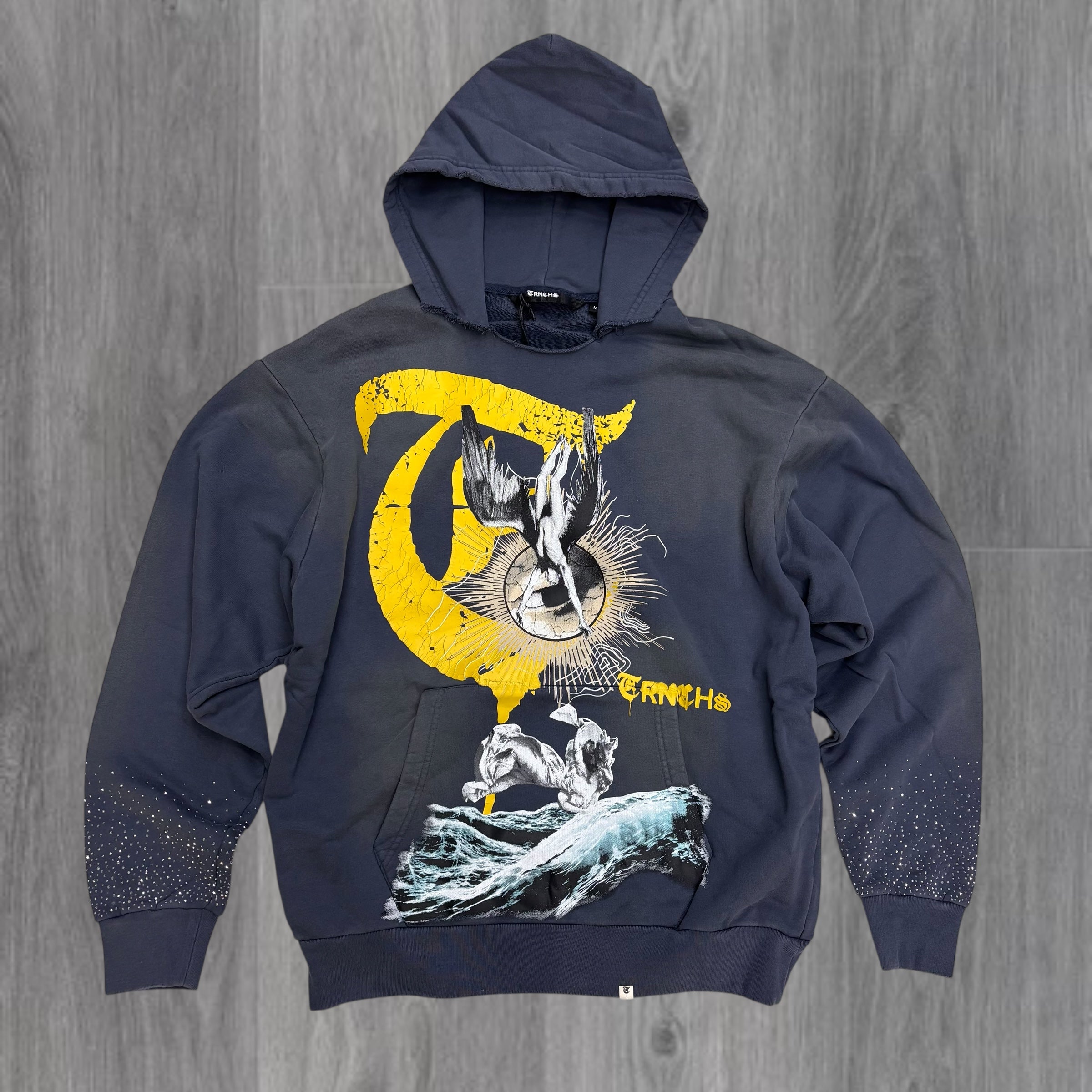 Trnchs - WEIGHT OF WINGS Hoodie - N.BLUE - 10