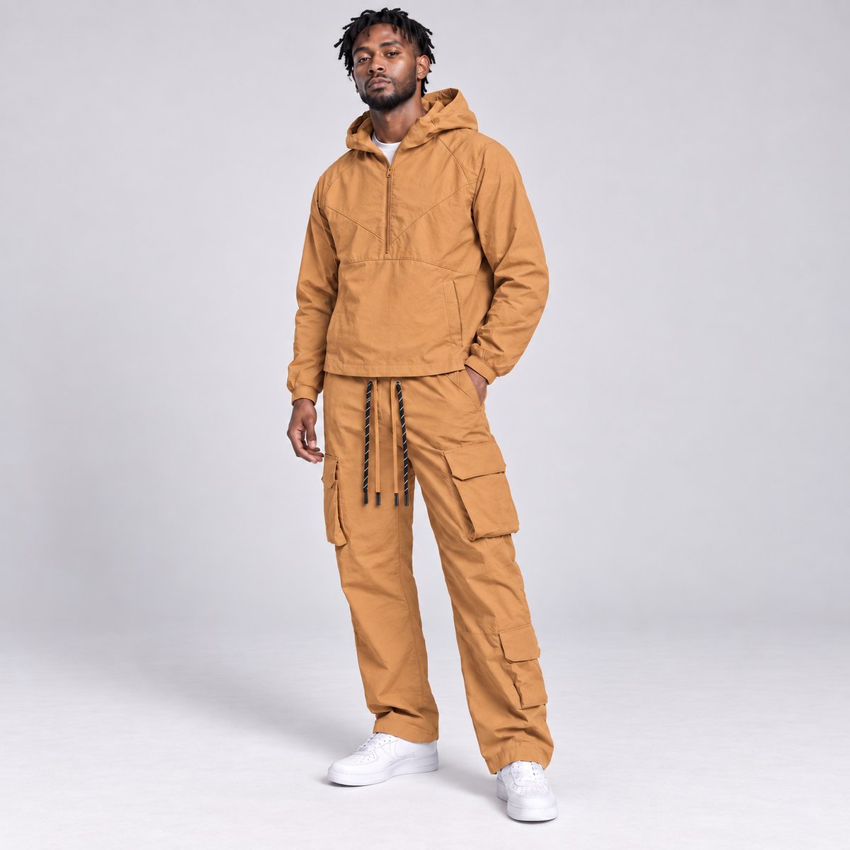 Baruda - windbreaker Anorak Set - wheat - 802
