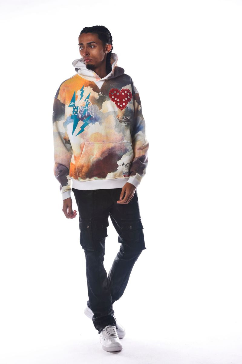 Gunzinii - Long Live Hoodie - Off White - GZ585