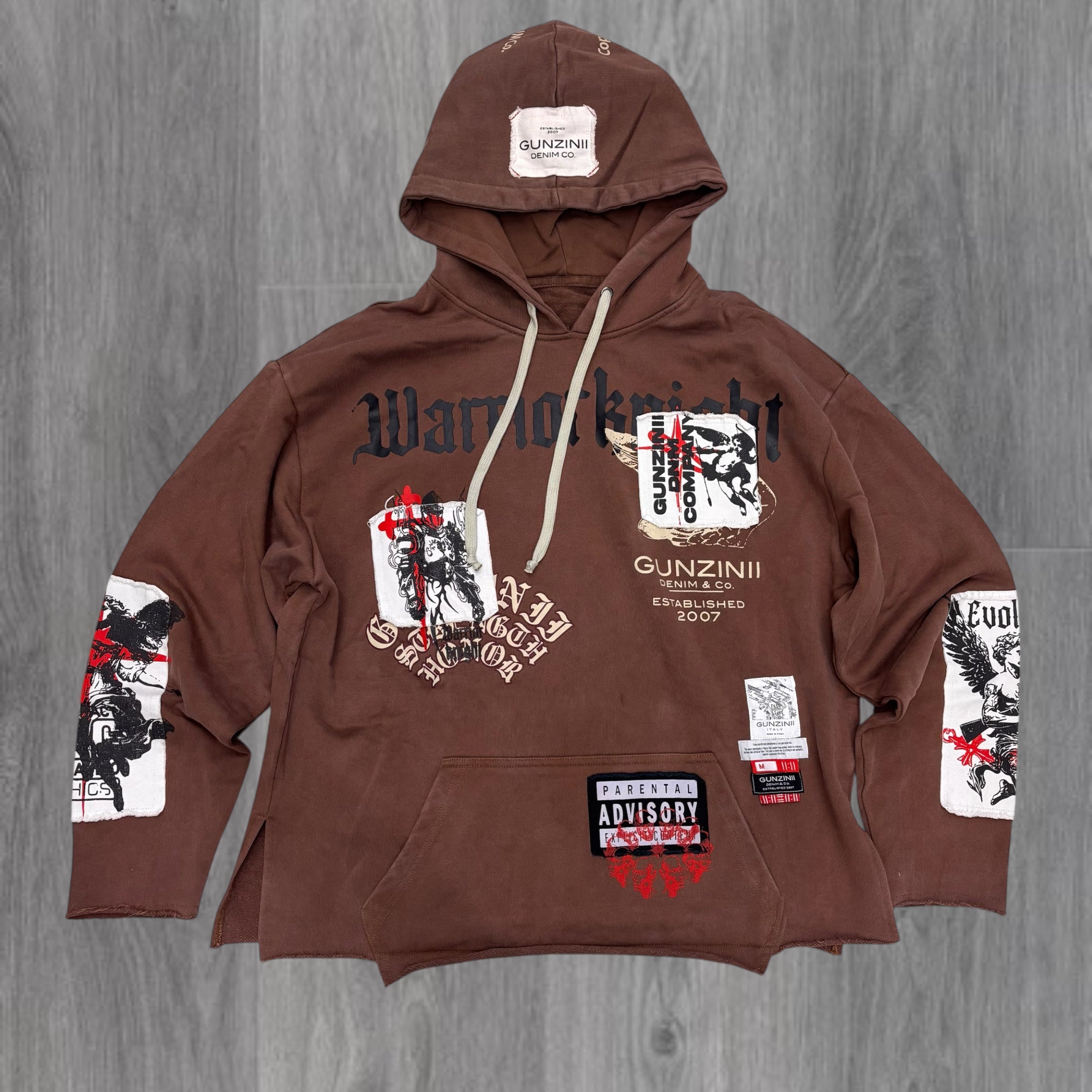 Gunzinii - Divine Hoodie - Brown - GZ848