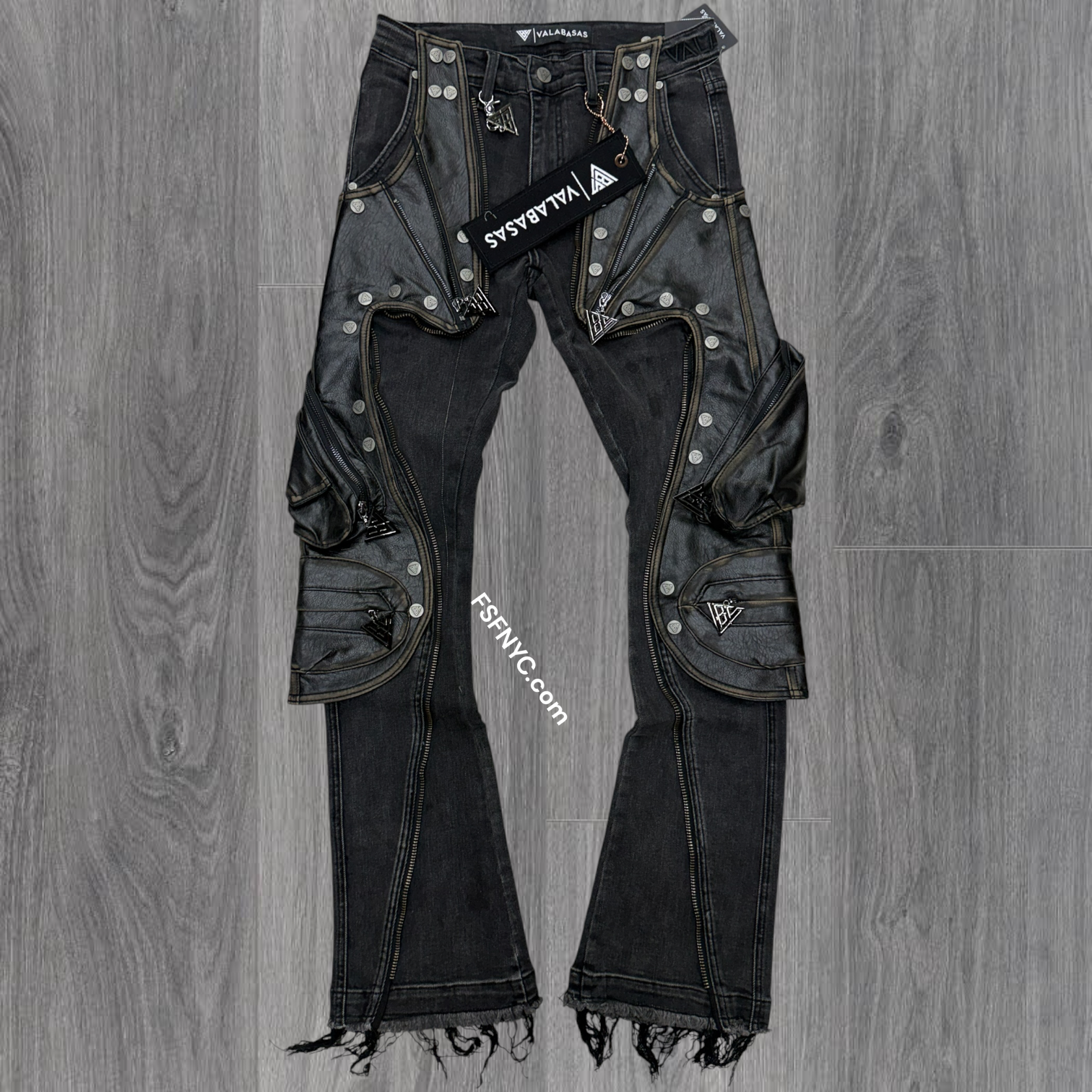Valabasas - stacked Royal Guard Jeans - Black wash- 1130