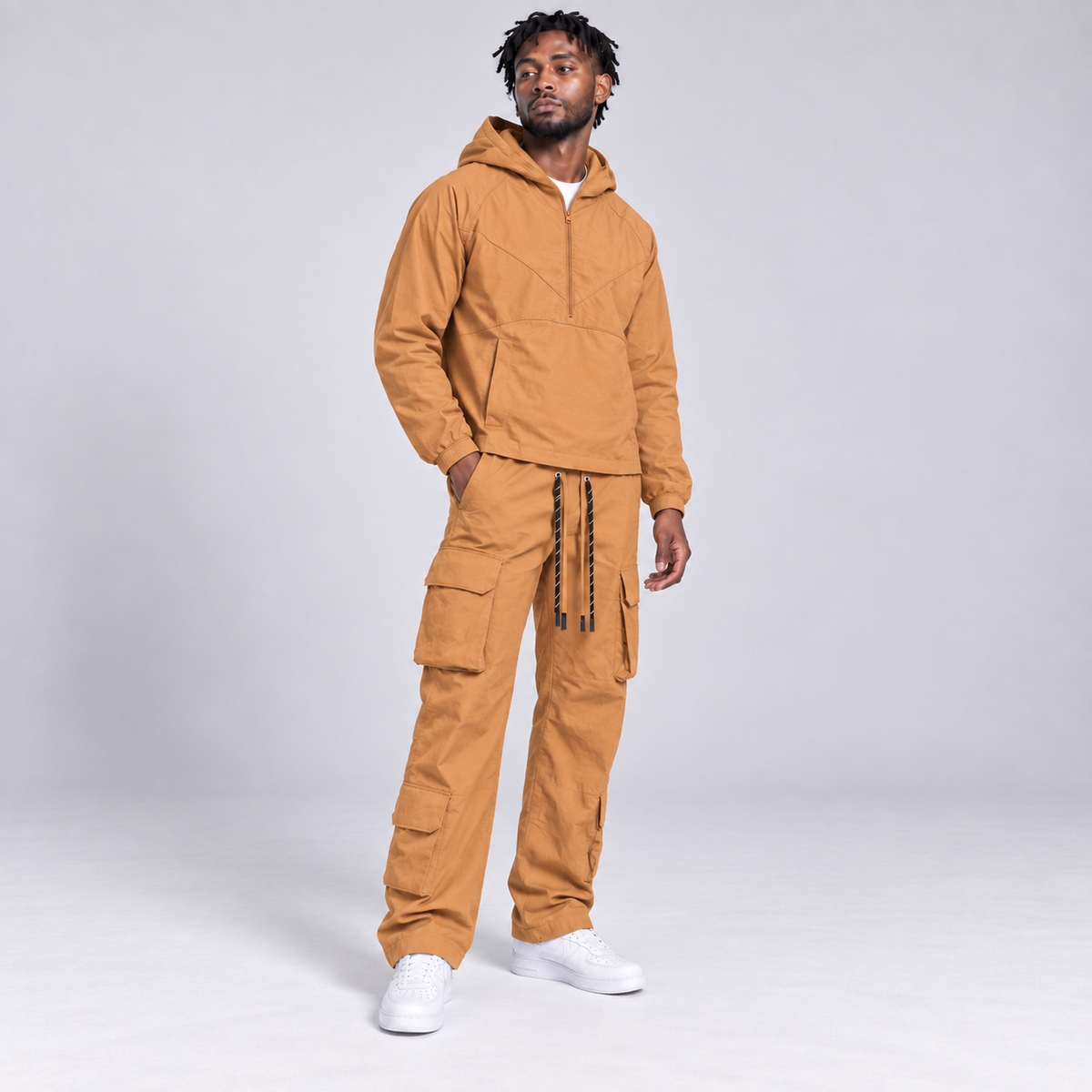 Baruda - windbreaker Anorak Set - wheat - 802