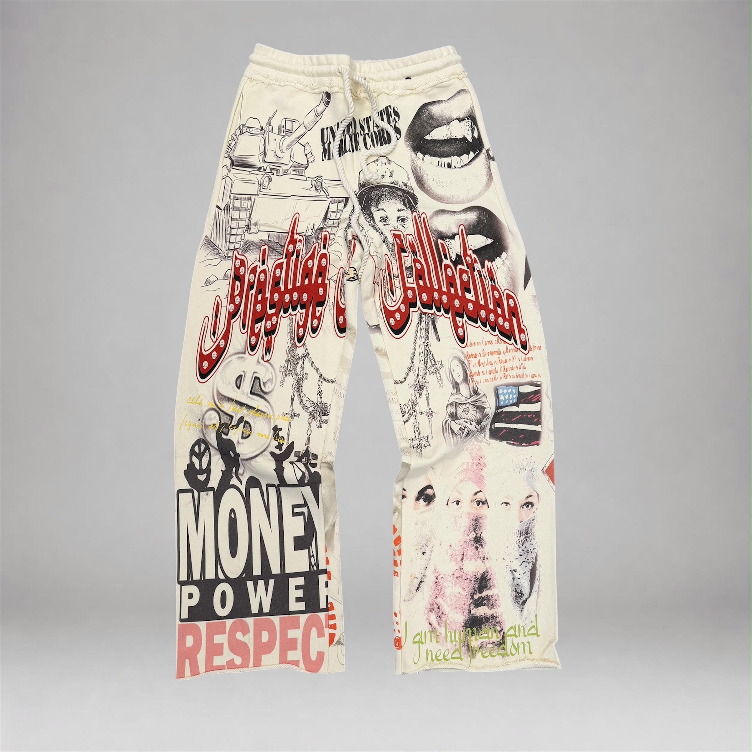 PRESTIGE - Money Power Sweatpants - Cream