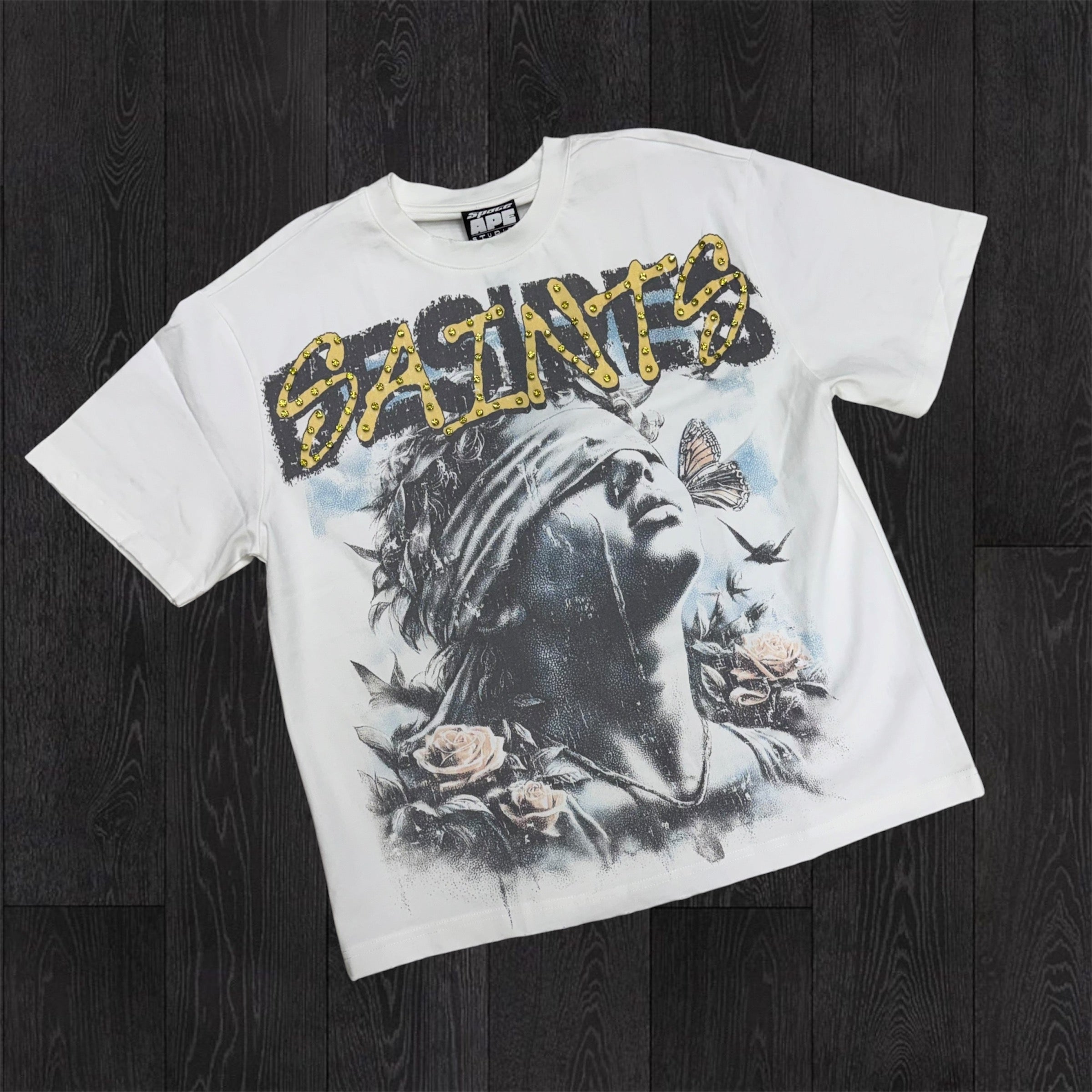 Space - Blindfold T-shirt - White - TS04 -