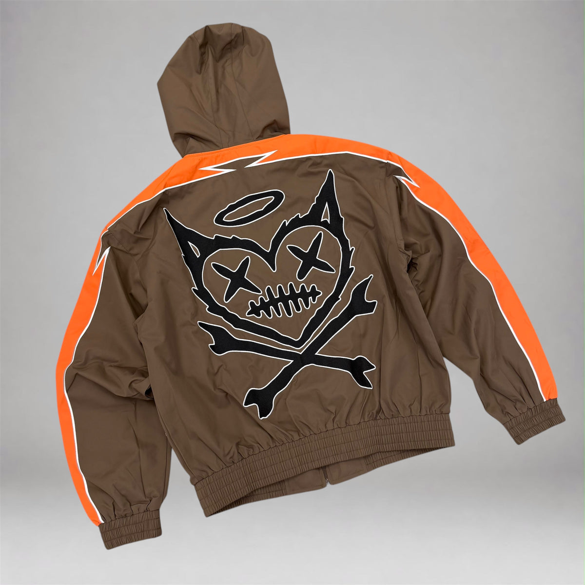 Shattered - Classic Heart Windbreaker Set - Brown