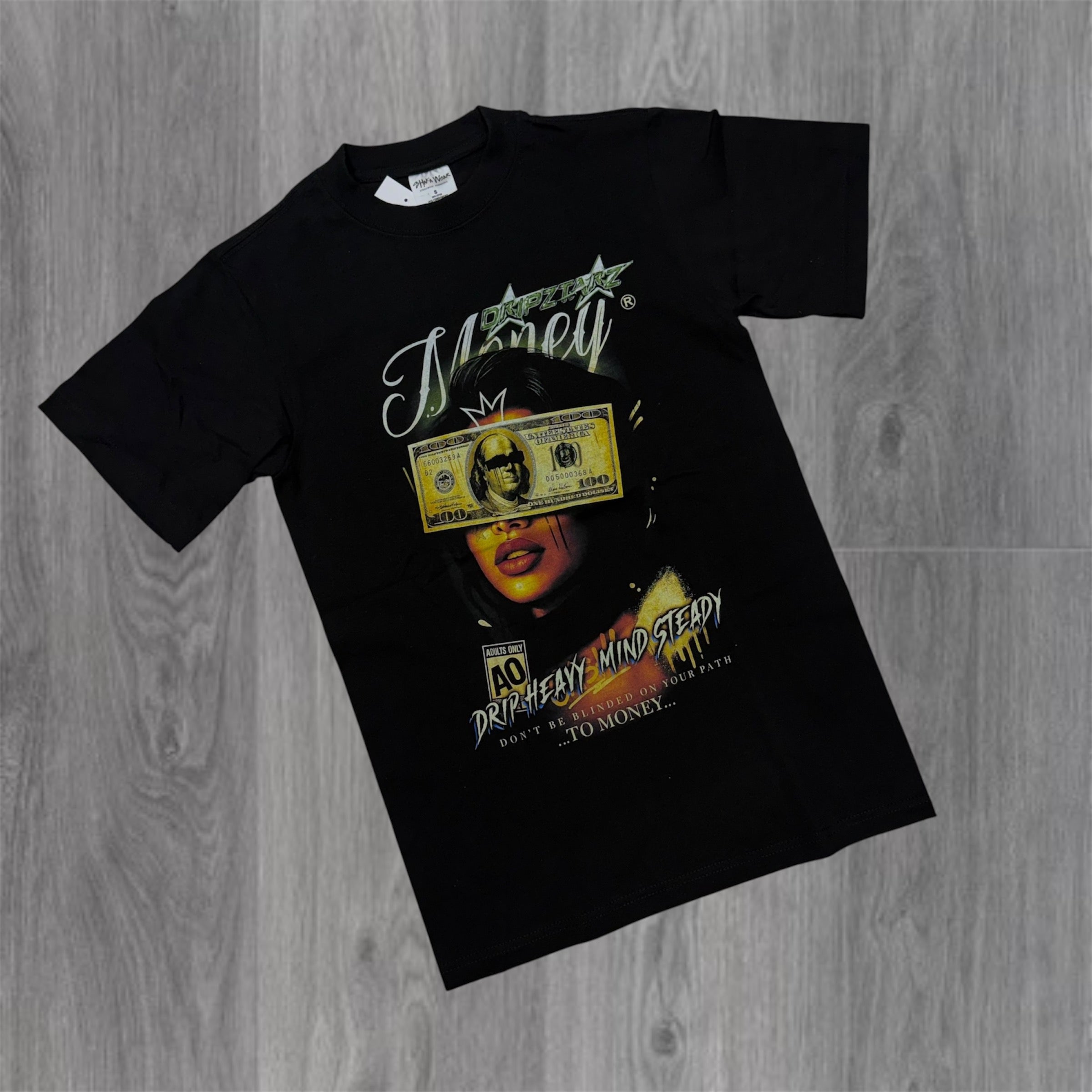 DRIPSTAR - Blind Money Tee - Black F158