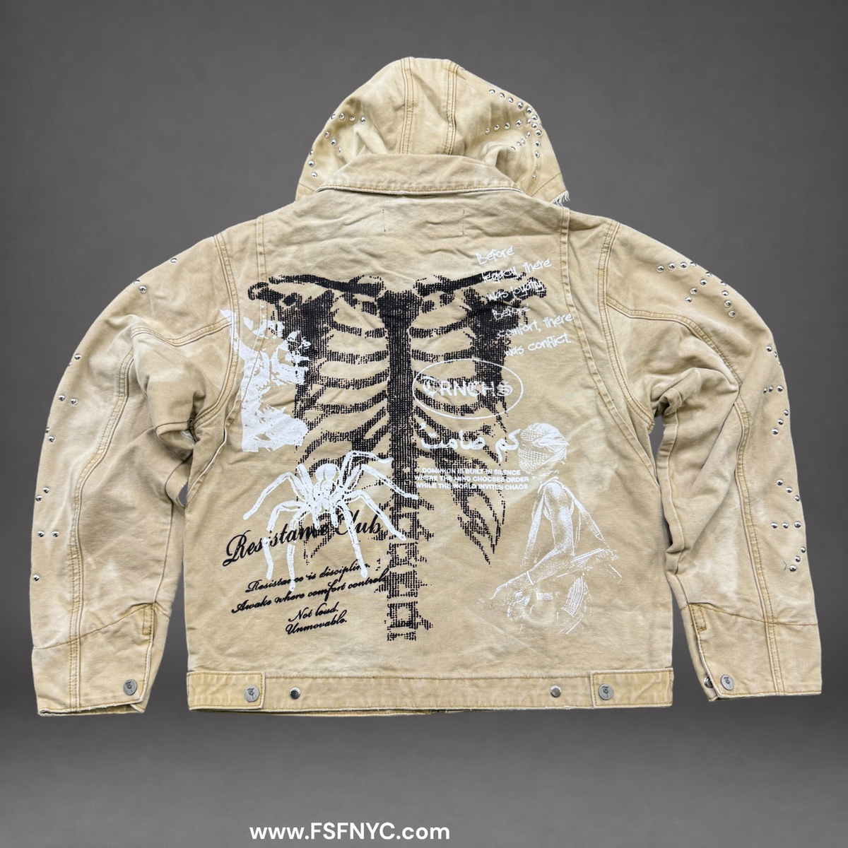 TRNCHS - Built By Blood Jacket - Khaki