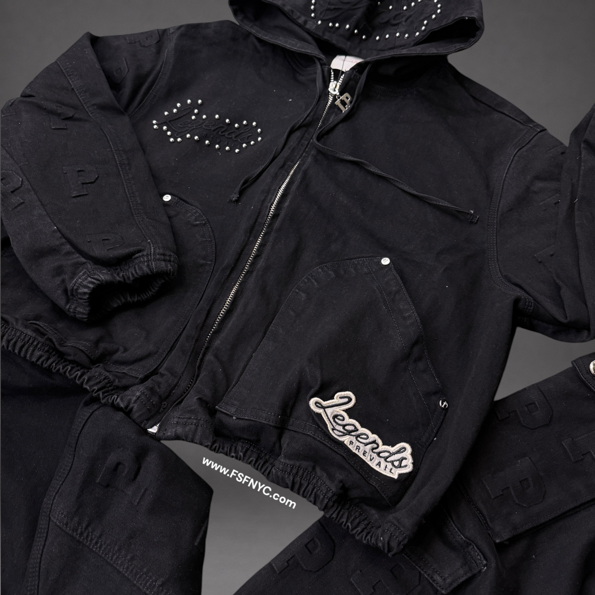 Prevail - LP Jean Set - Black