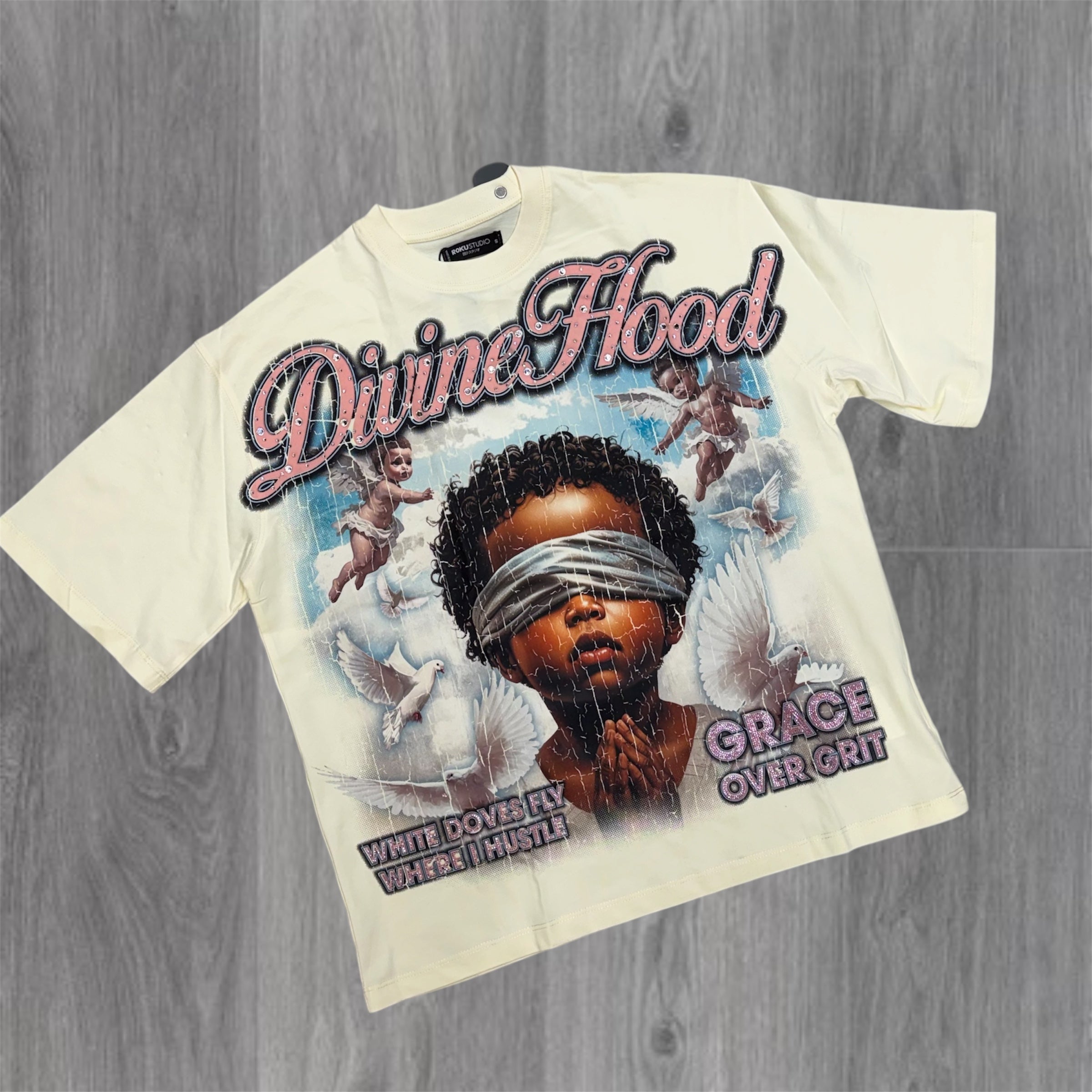 Roku - Grace T-shirt - Eggshell 1979