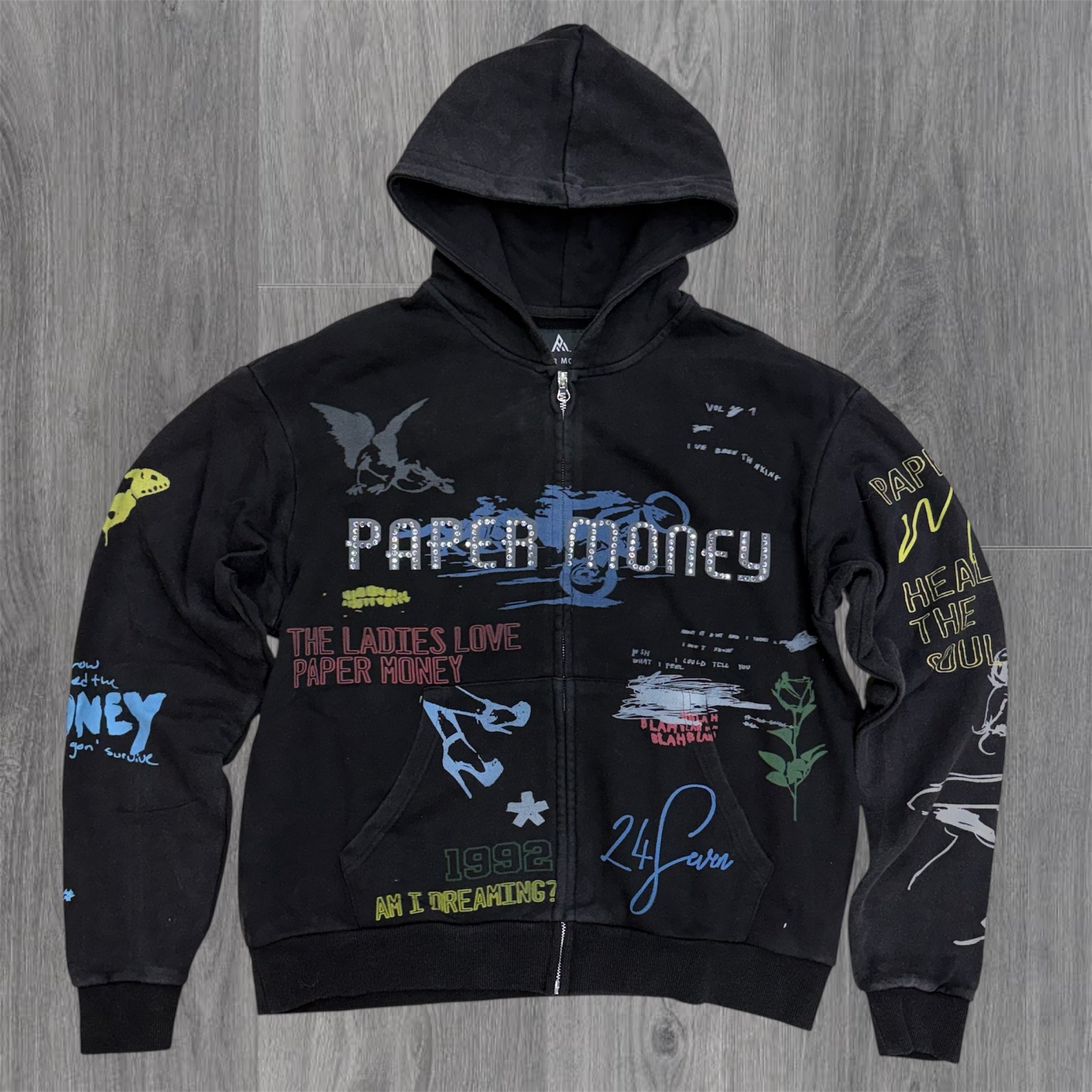 Paper Money - DREAMING? Hoodie - Black - 3544