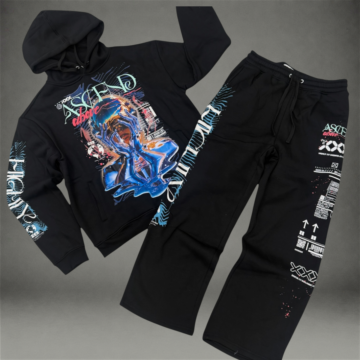 UNDRTD - Ascend Sweatsuit - Black 6602 6202