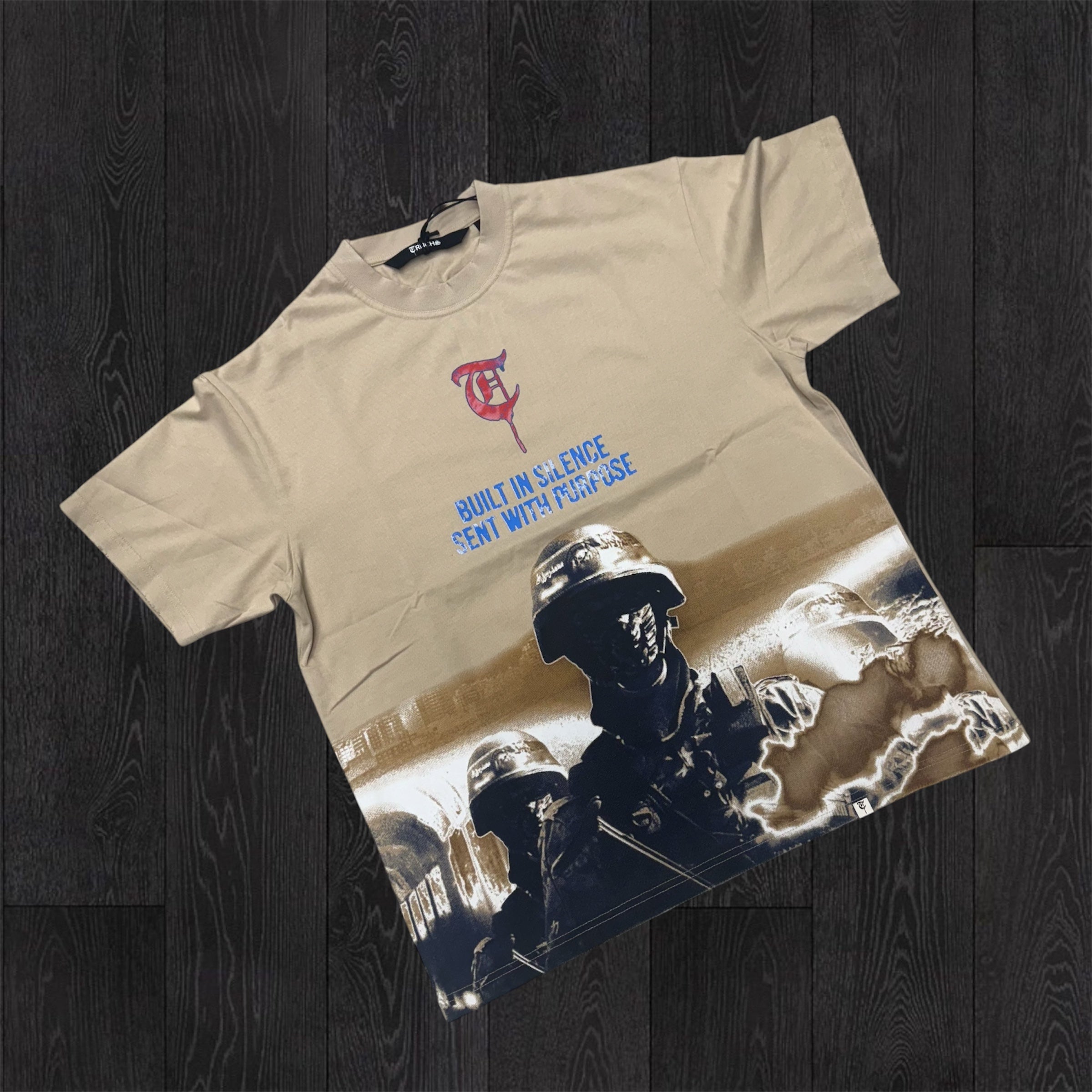 Trnchs - Rise Tee - Lt Beige 2512