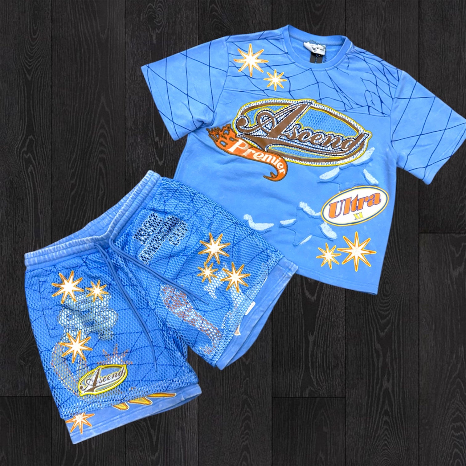 Rise - Ascend Short Set - C.Blue - s455