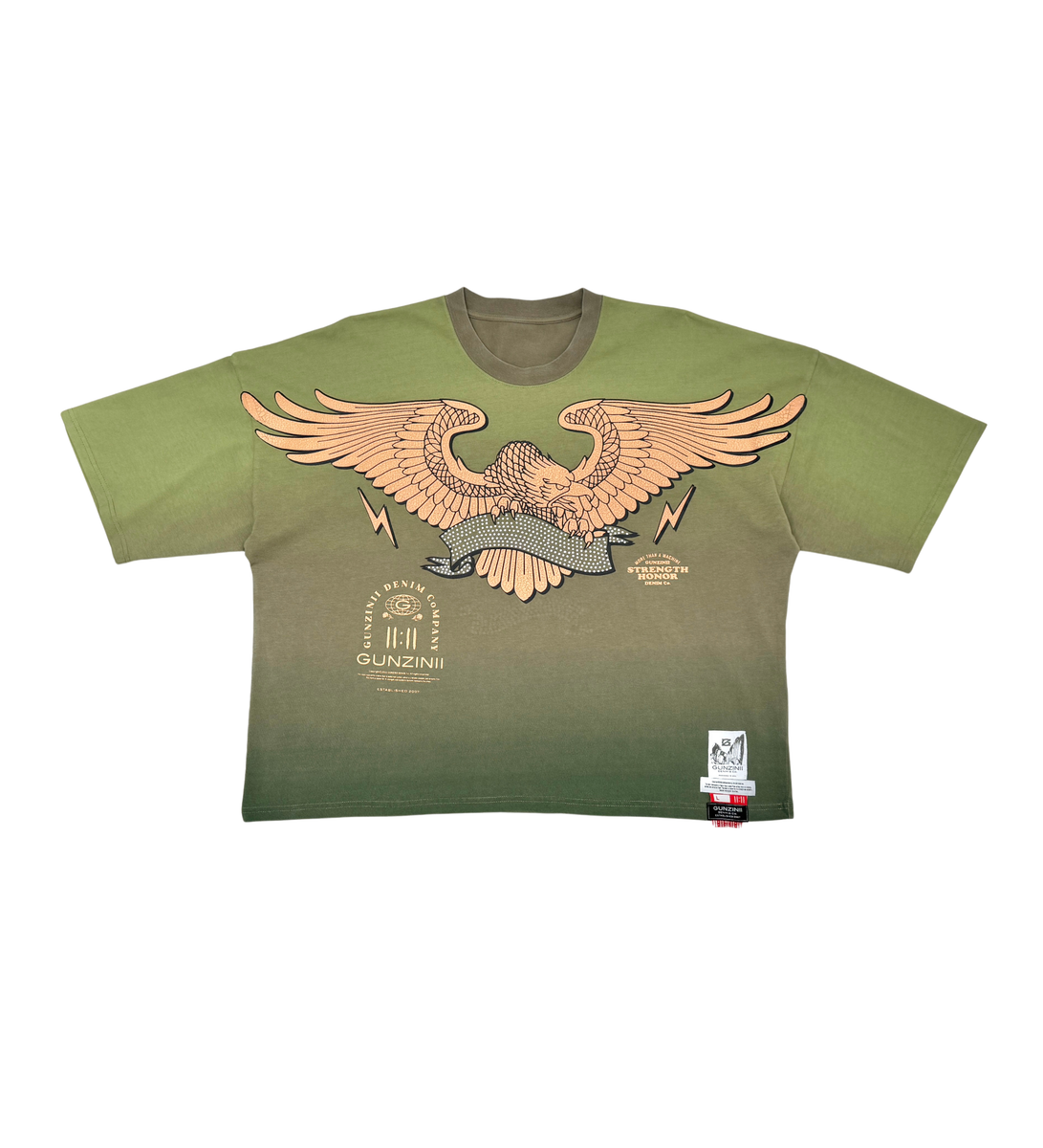 Gunzinii Vintage Tee Green GZ557 M