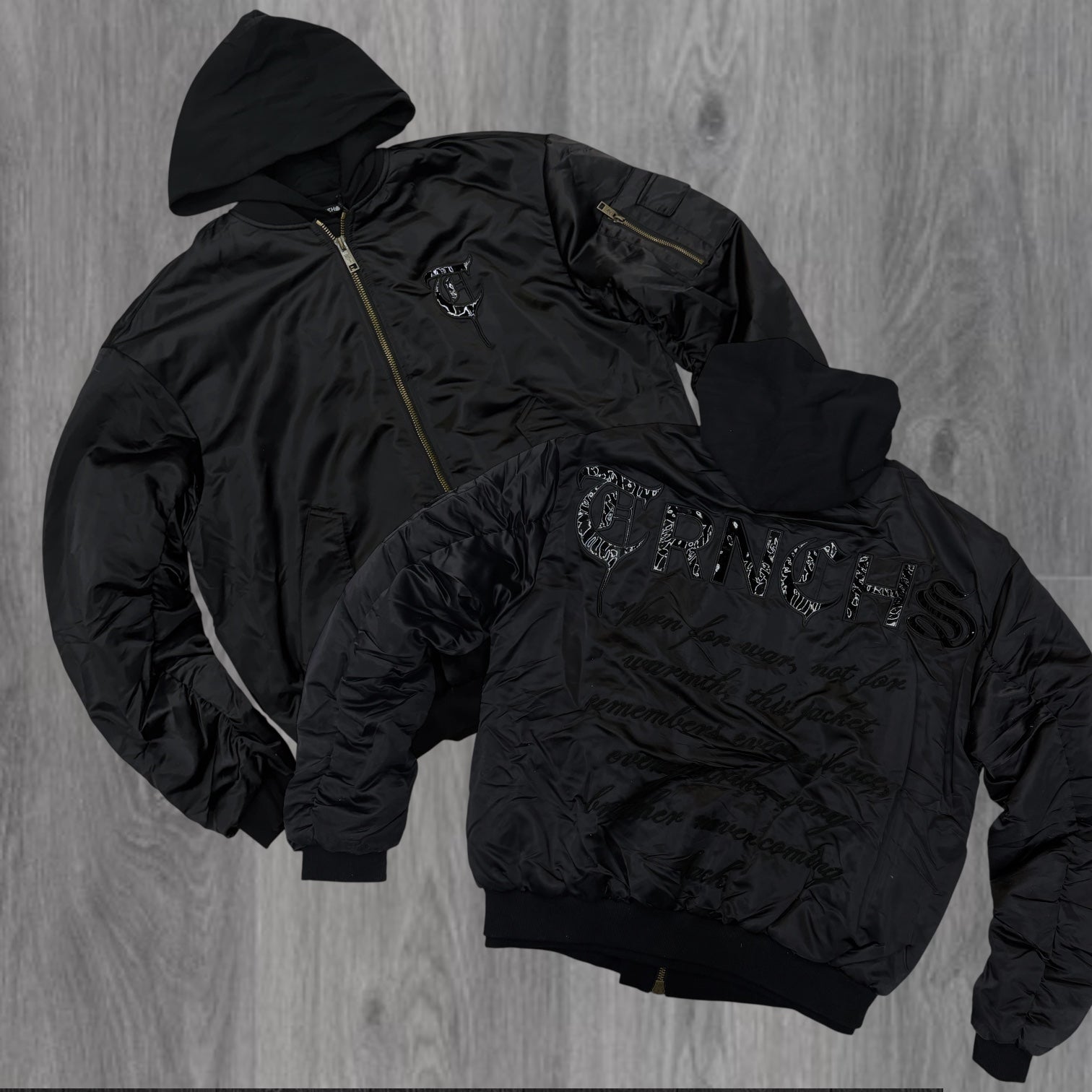 TRNCHS - Flight Jacket w/ inserted Hoodie - jacket - 2507