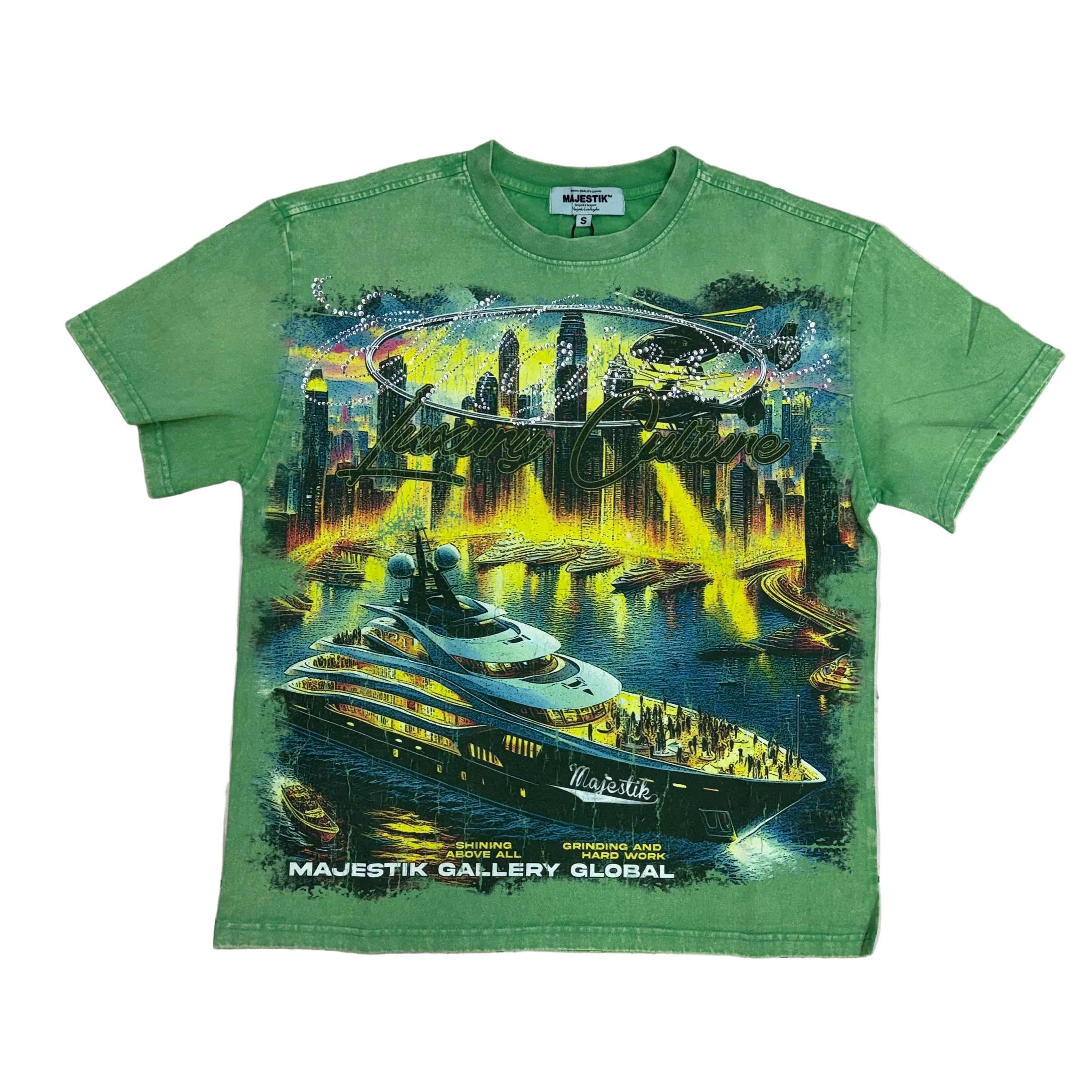 MJSTK - Dyed T-shirt - Green- 2623