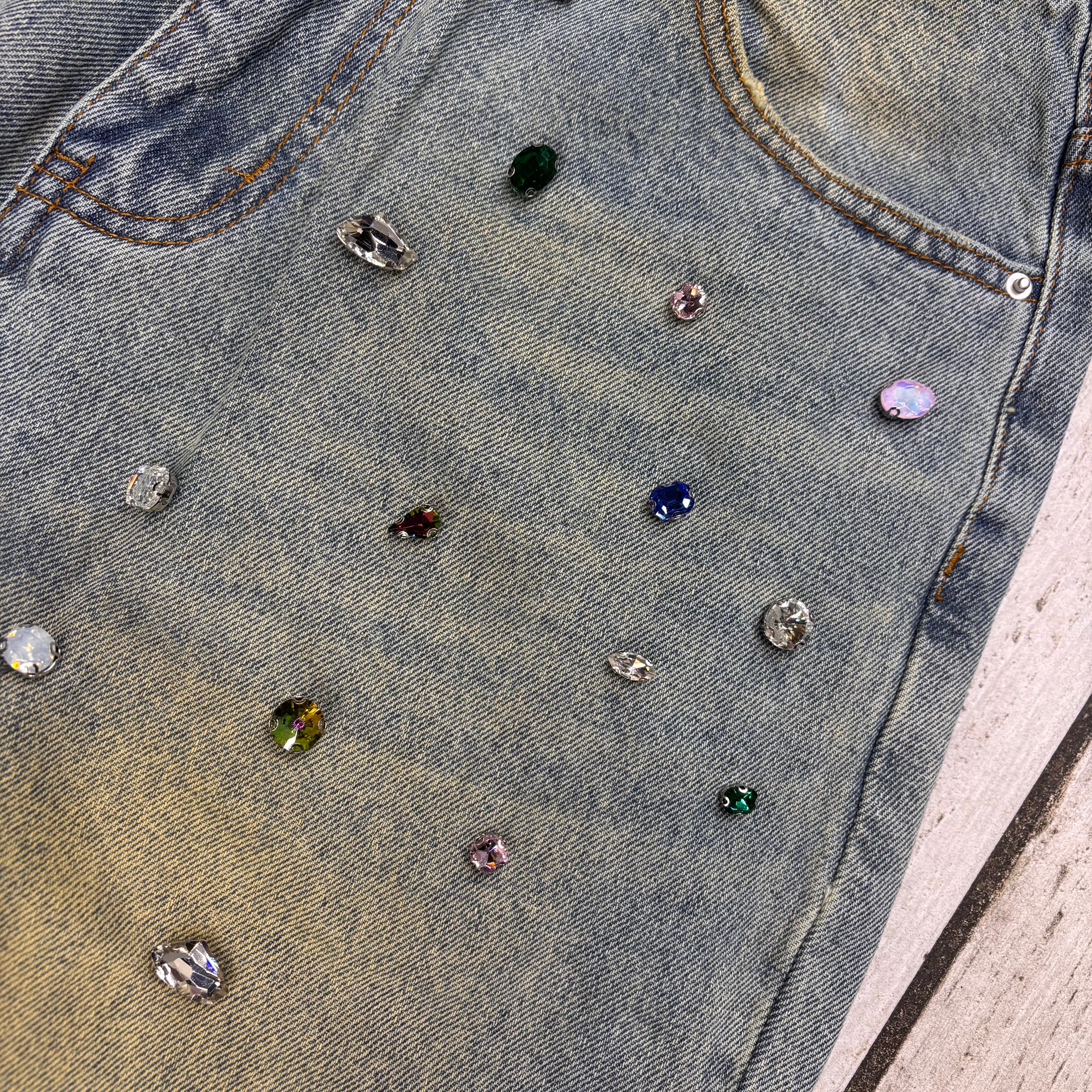 UNDEVELOPED - Gems Loose Denim - Azul