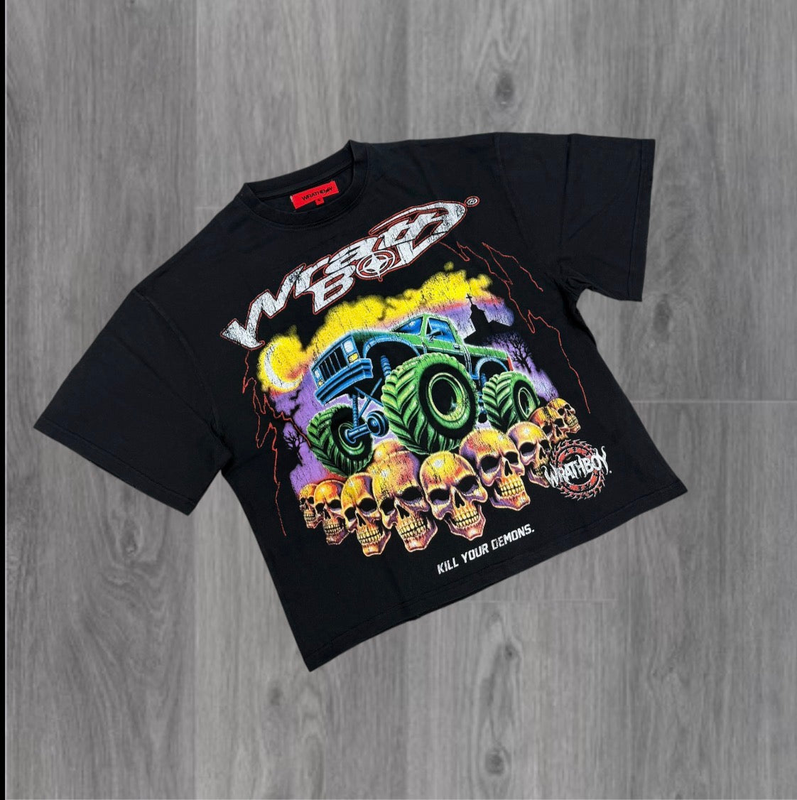 Wrath - Kill Demons Tee - Black 627