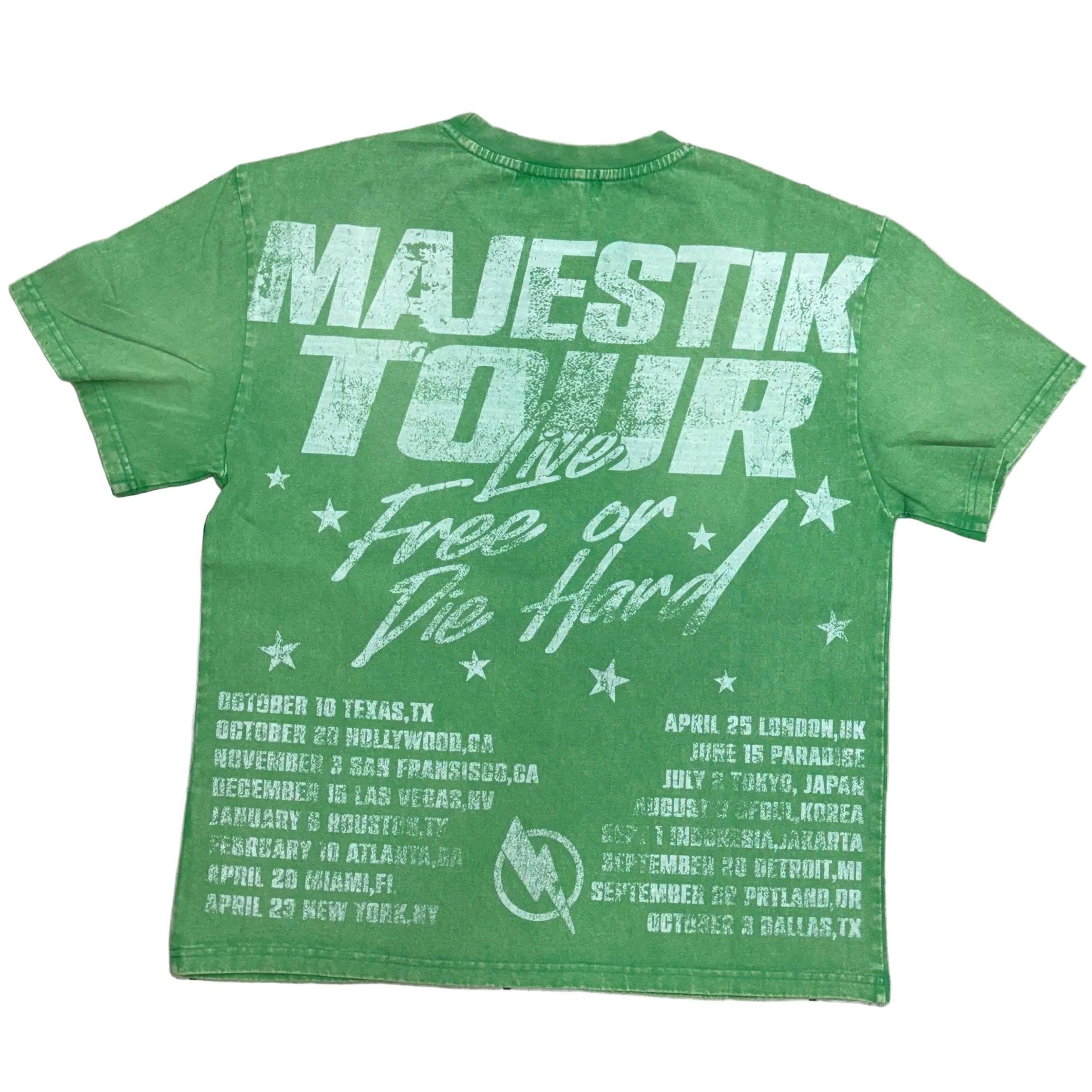 MJSTK - Dyed T-shirt - Green- 2623