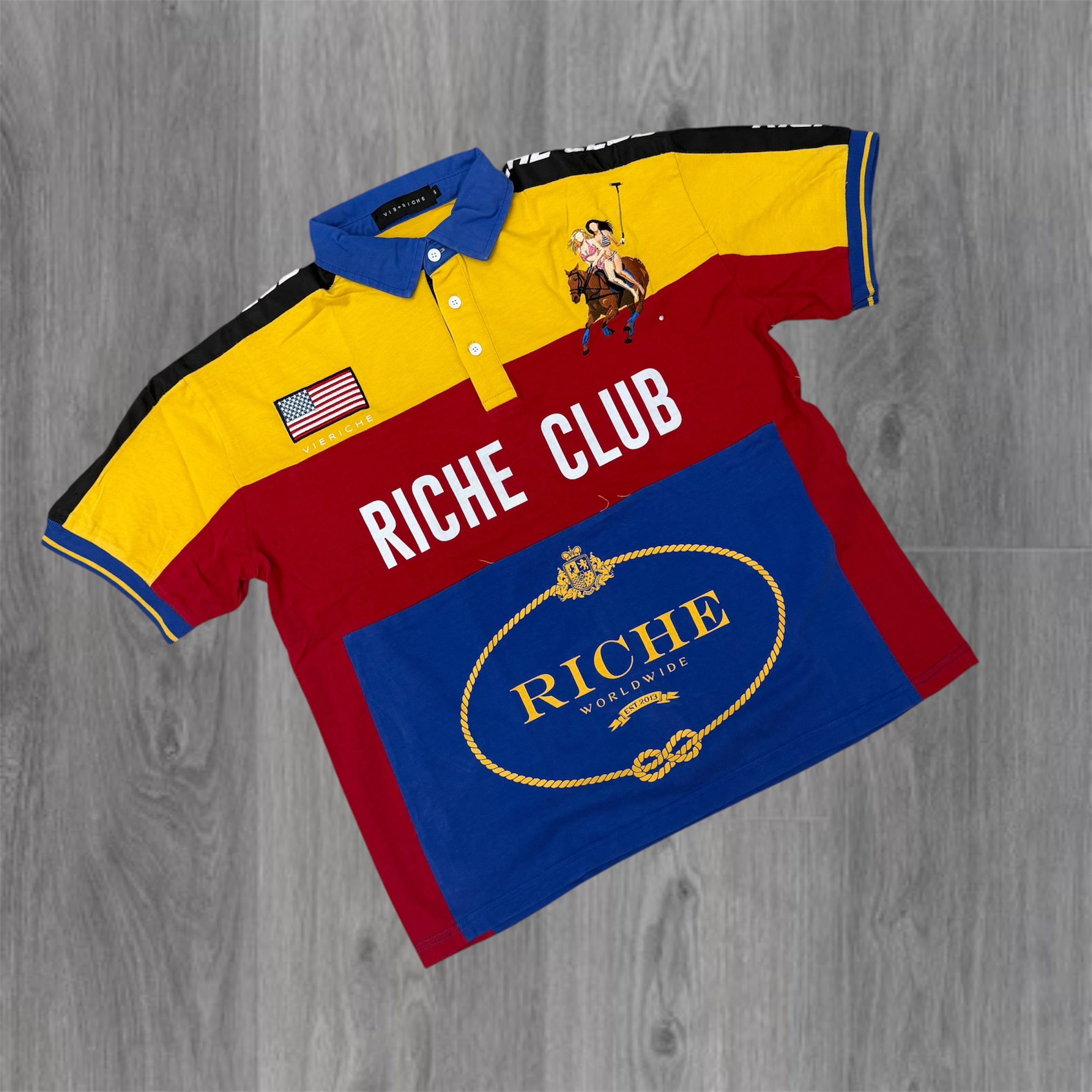 VR - RPC Club Polo Tee - Yellow 2058