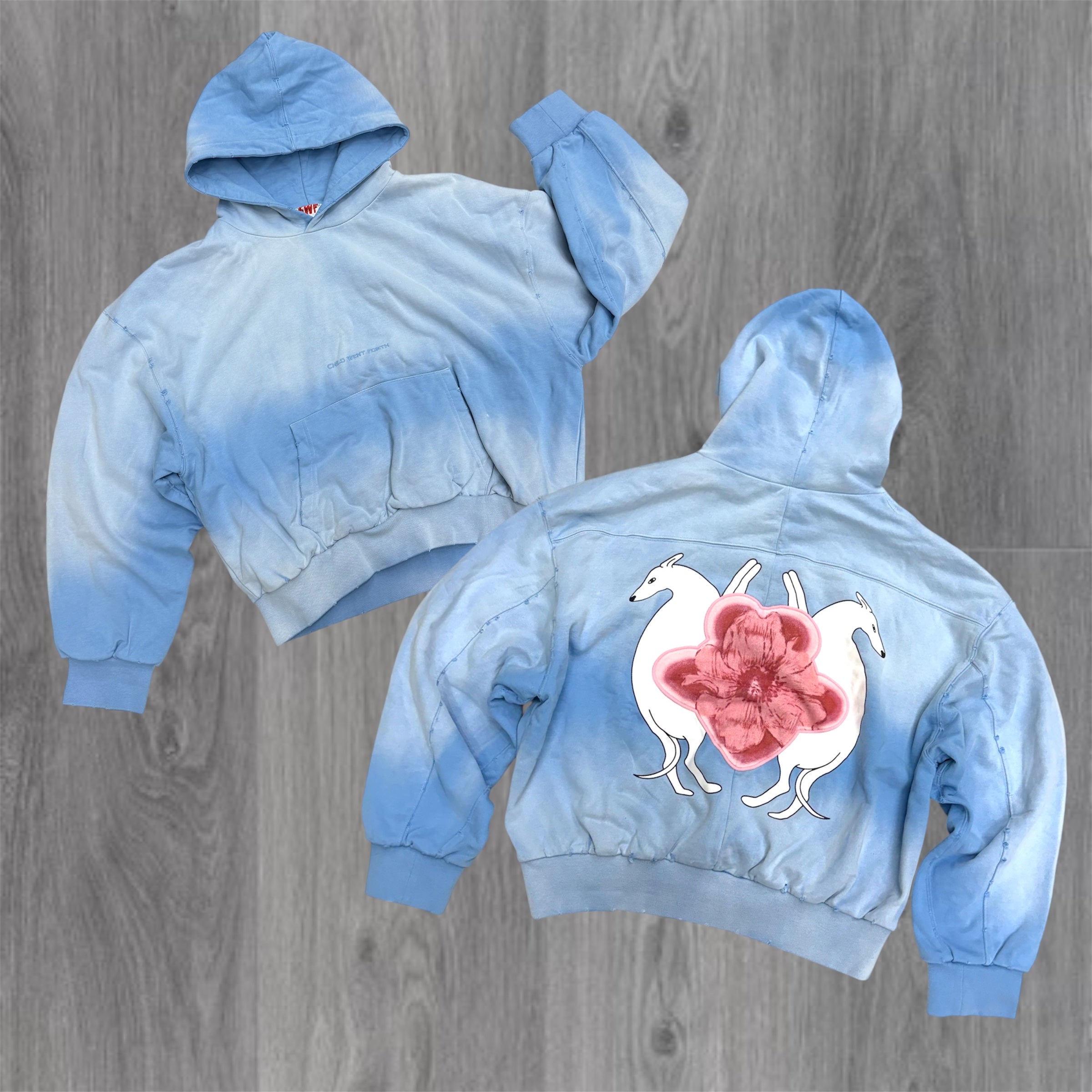 Child Went Forth - CWF Heavyweight Hoodie - Sky Blue