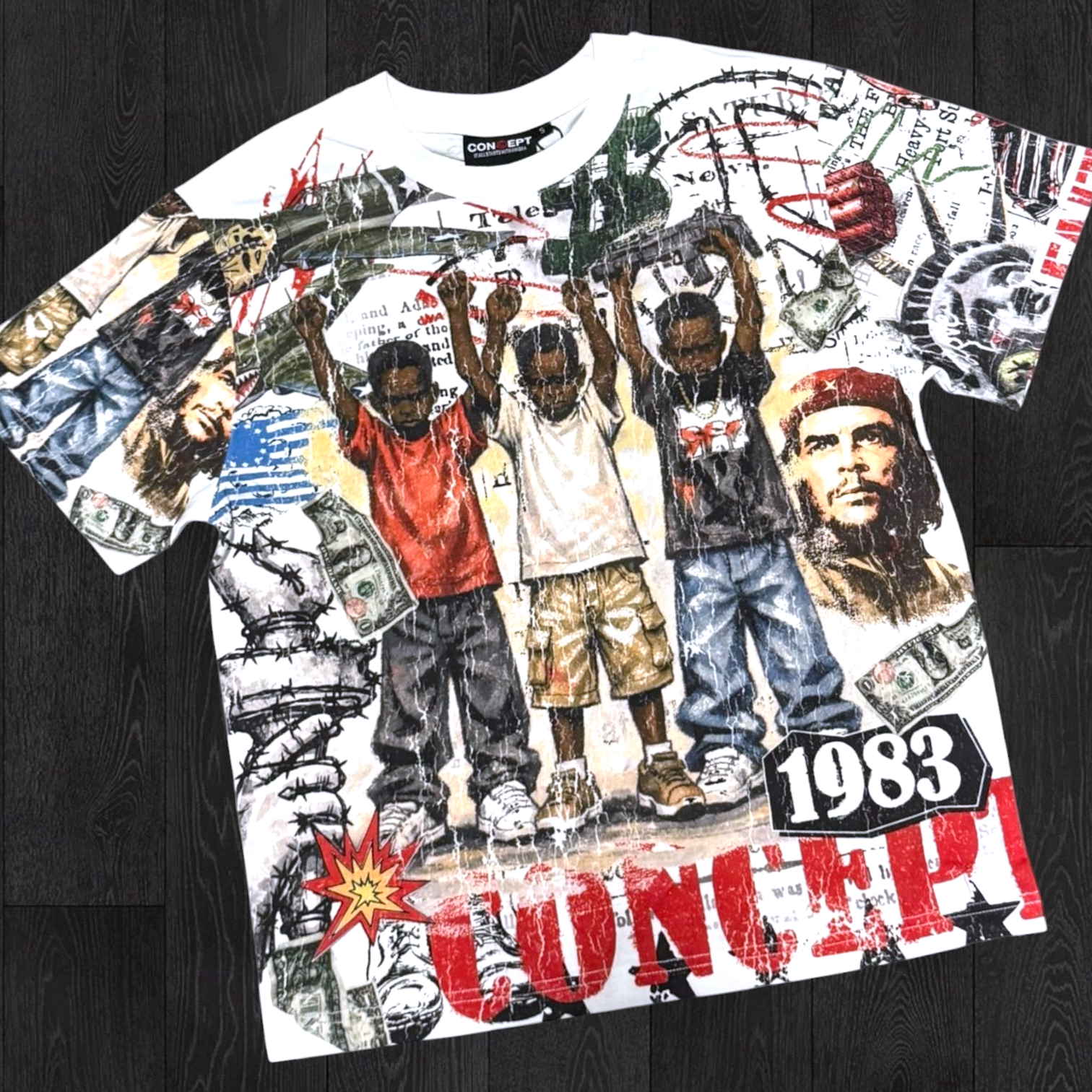 Con - Over Fear T-shirt - White - 4