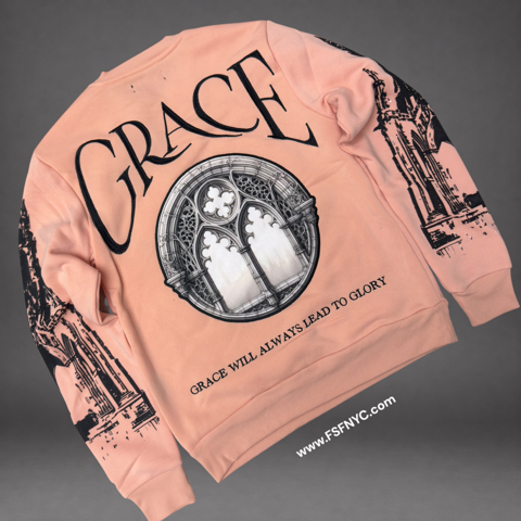 Pike - Grace Crew Sweatshirt - Lt Pink 2610
