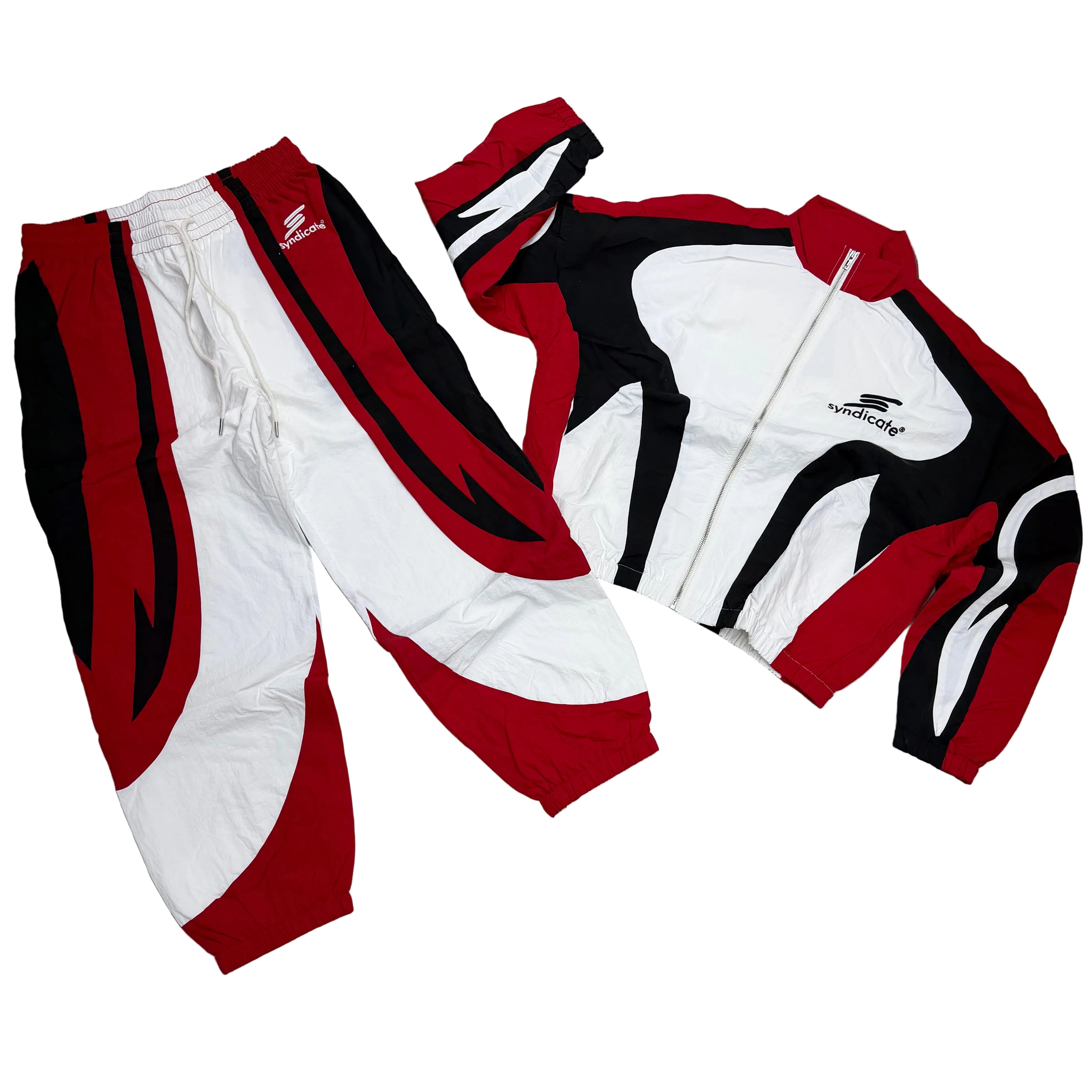 SYN - Parachute Flight Nylon Set - White / Red