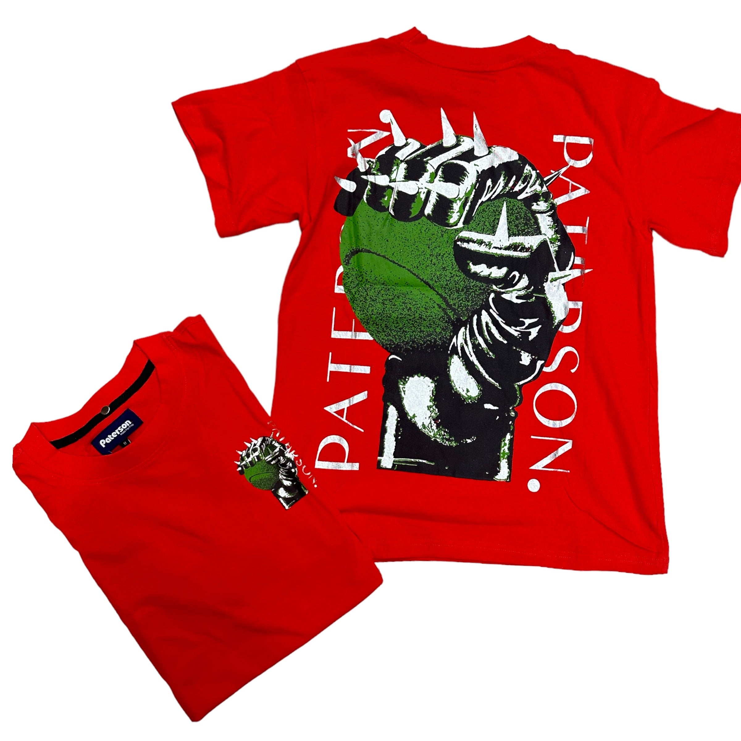 Paterson Hand T shirt Red p47